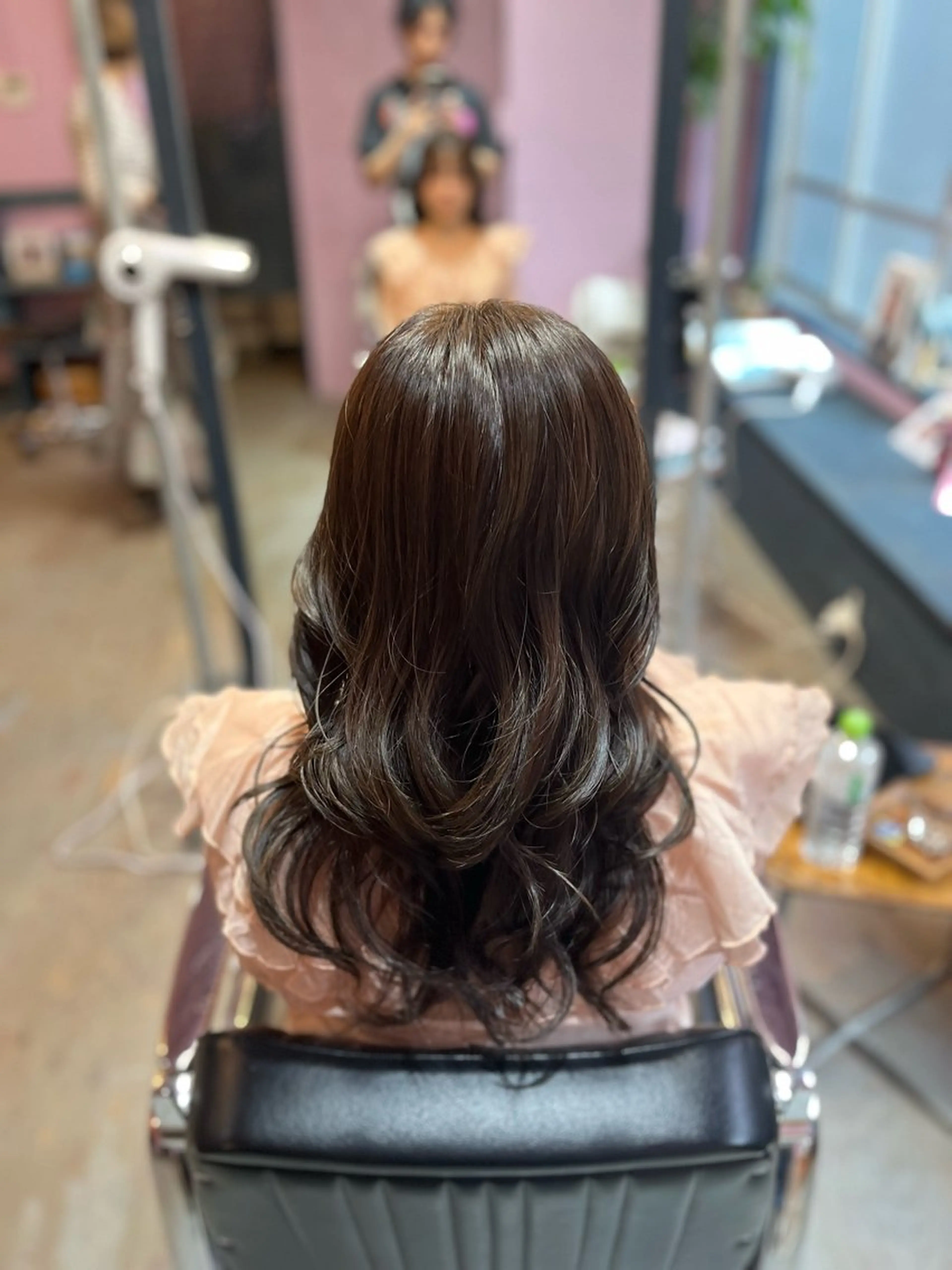 セミロング カラー ベージュカラー オリーブベージュ ヘアカラー 藤野 海翔のヘアスタイル