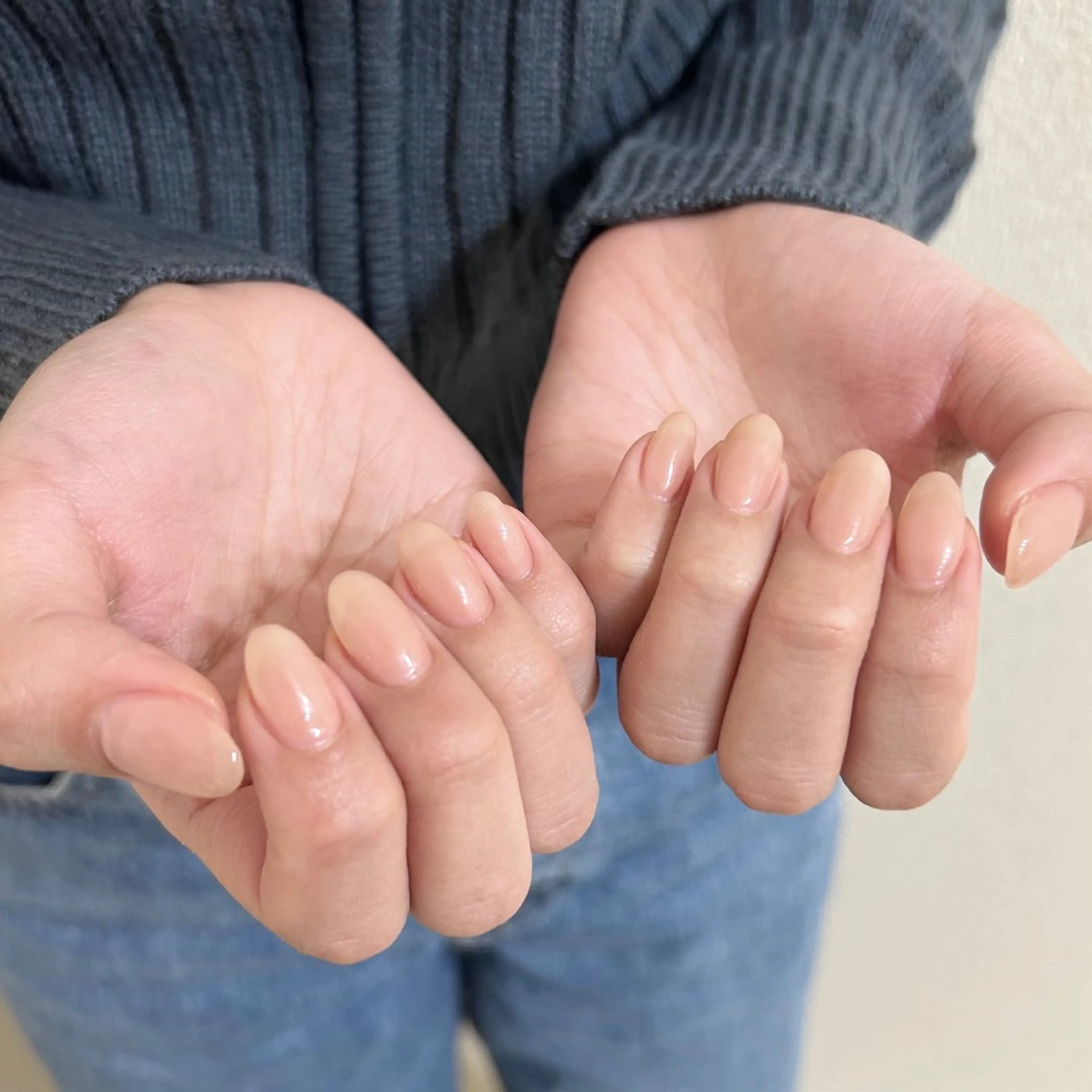 ネイル ブルー フットネイル ジェルネイル キラキラネイル 韓国ネイル RooM -mizuki-のネイルデザイン