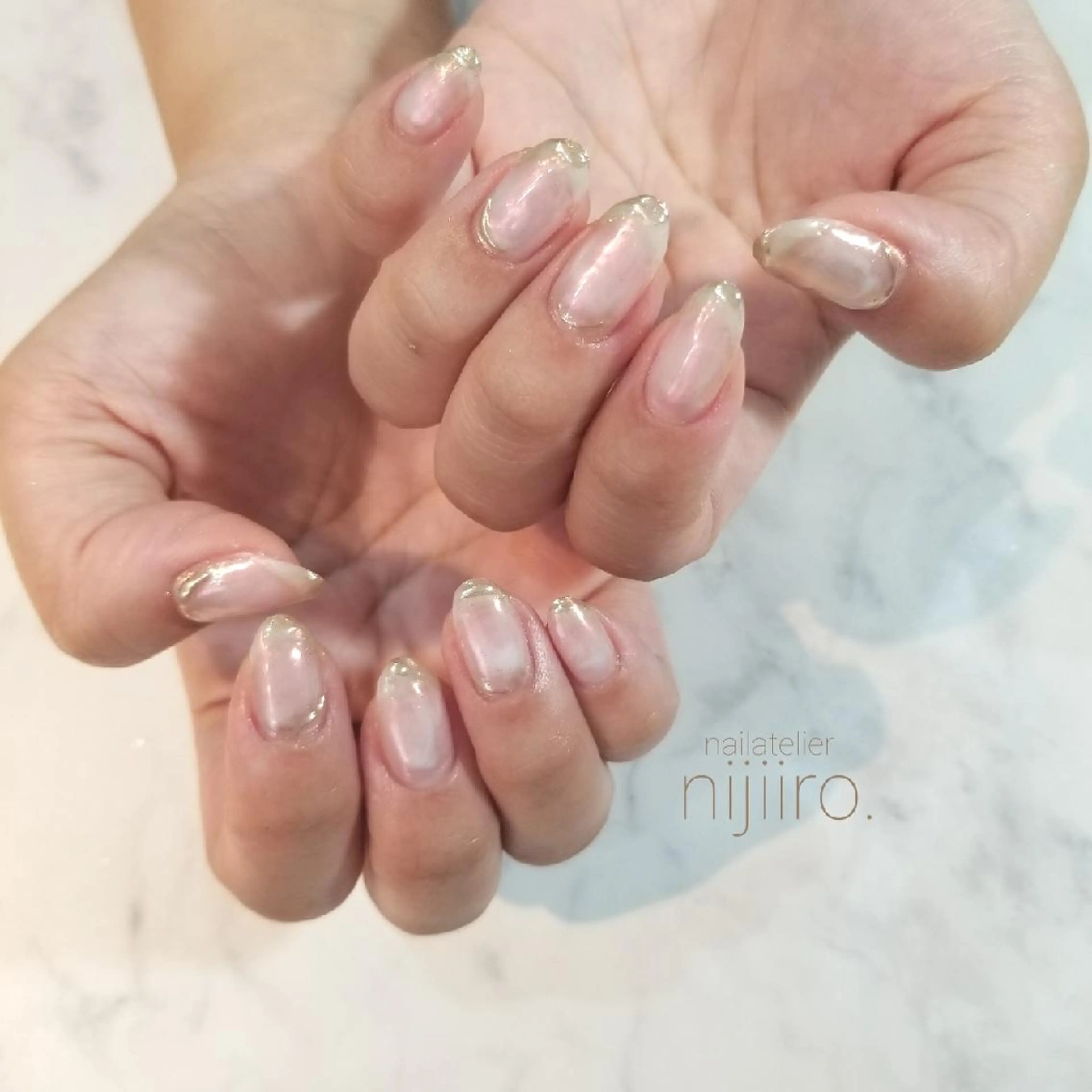 ネイル ニュアンスネイル ハンドネイル nijiiro🌈 サトウのネイルデザイン