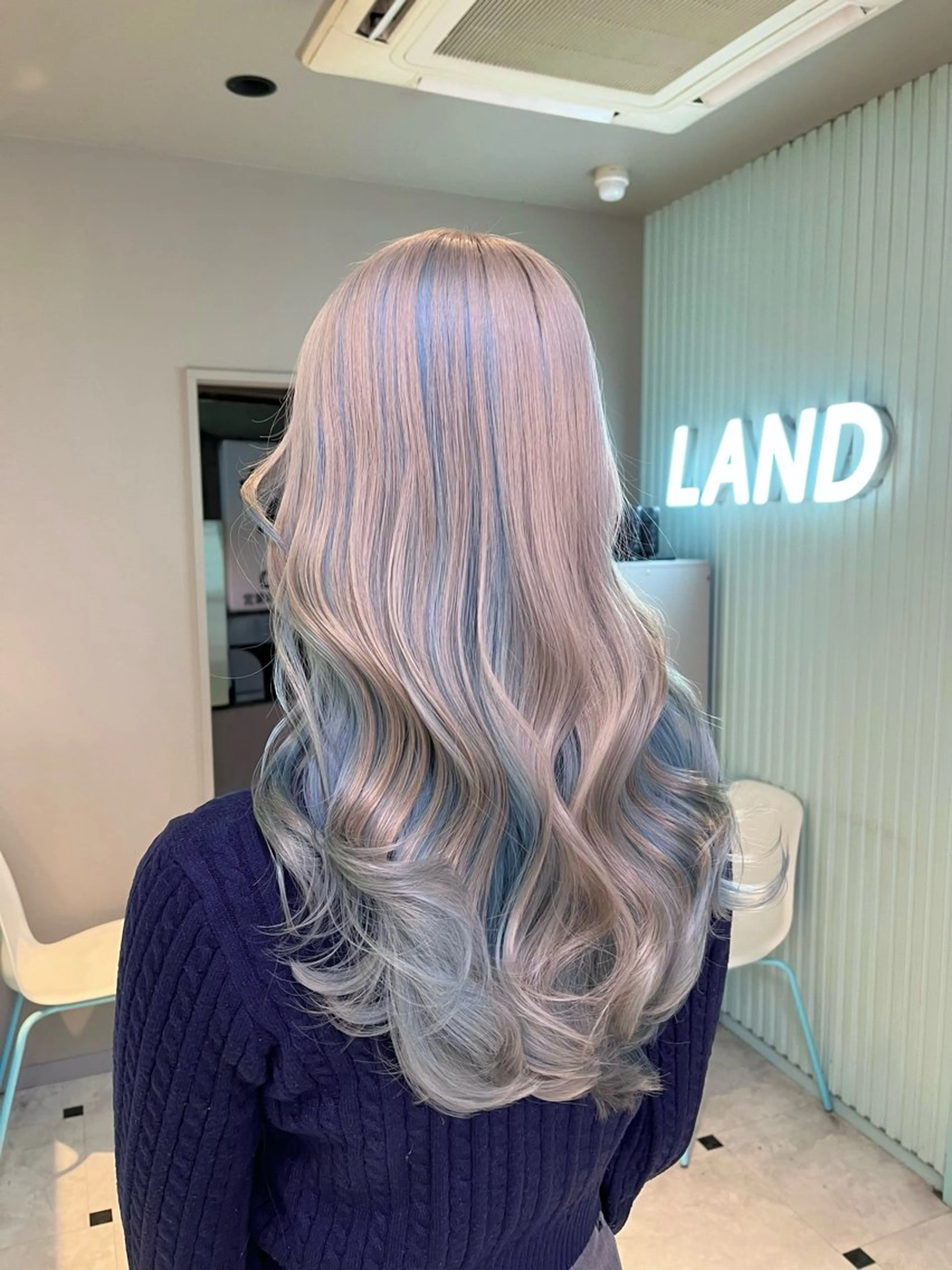 ロング カラー ヘアカラー トリートメント ブリーチカラー 🩵MIZUKIのヘアスタイル