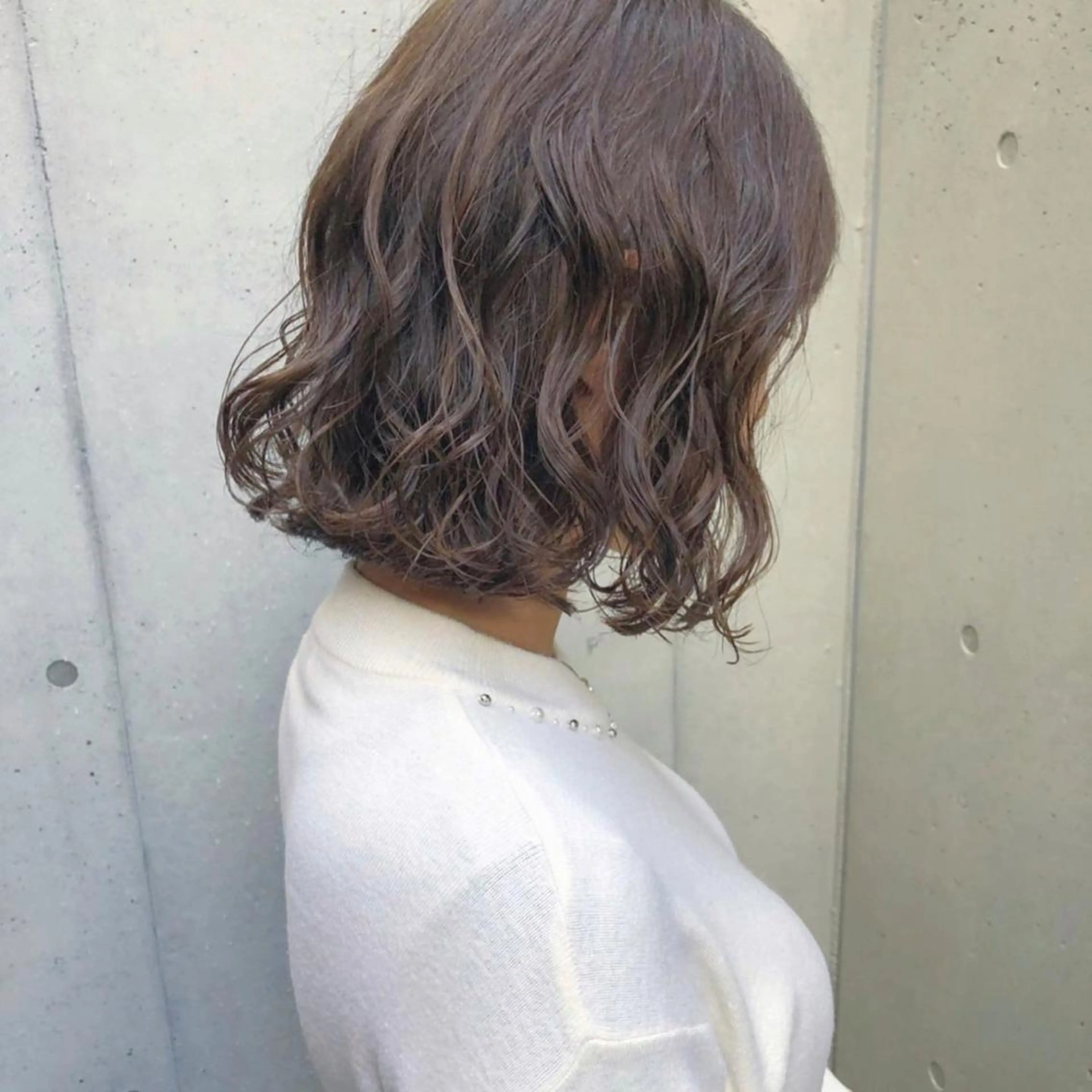 パーマ ボブパーマコテ巻き風 パーマNo1深江秀平のヘアスタイル