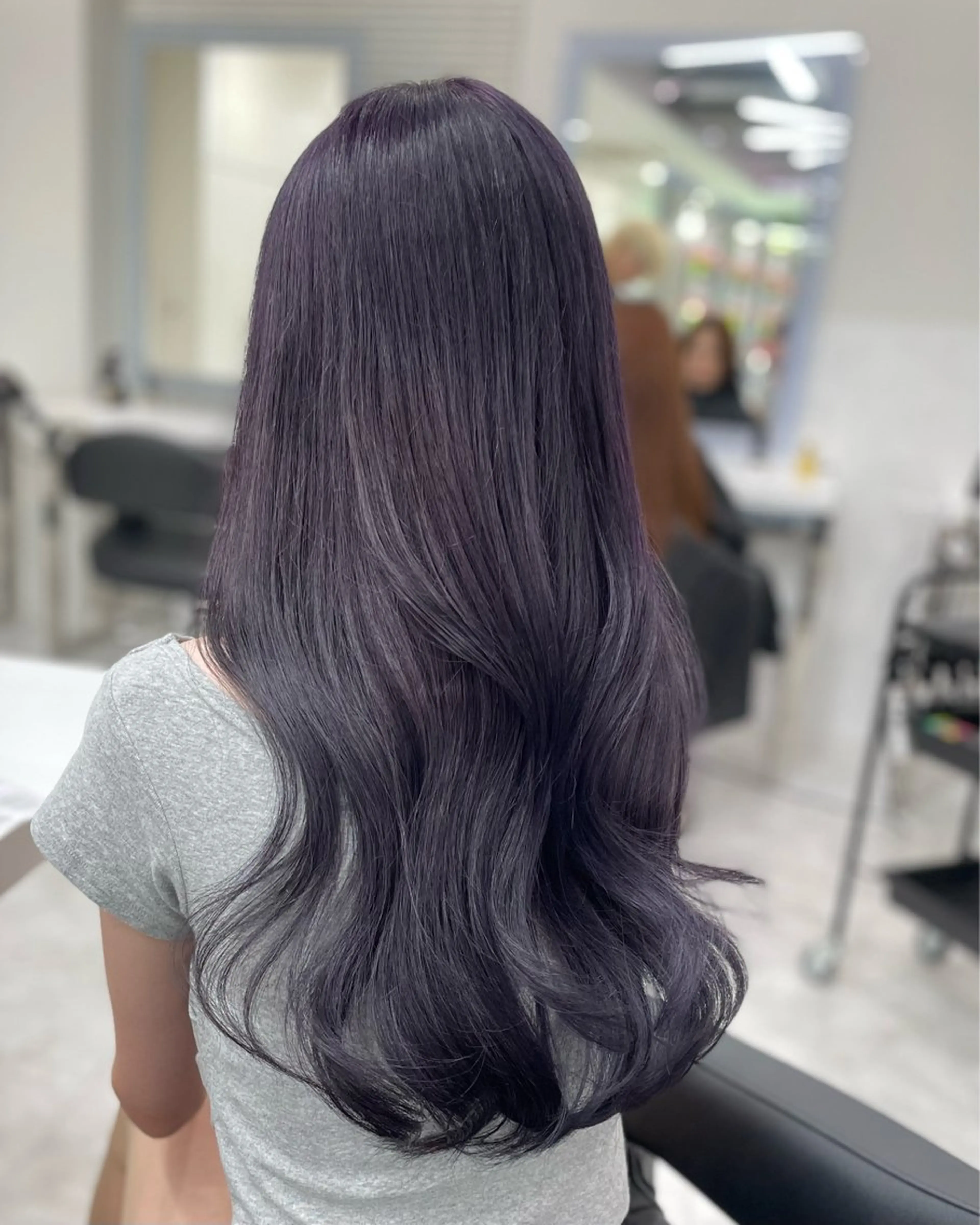セミロング カラー 野口 楓華のヘアスタイル