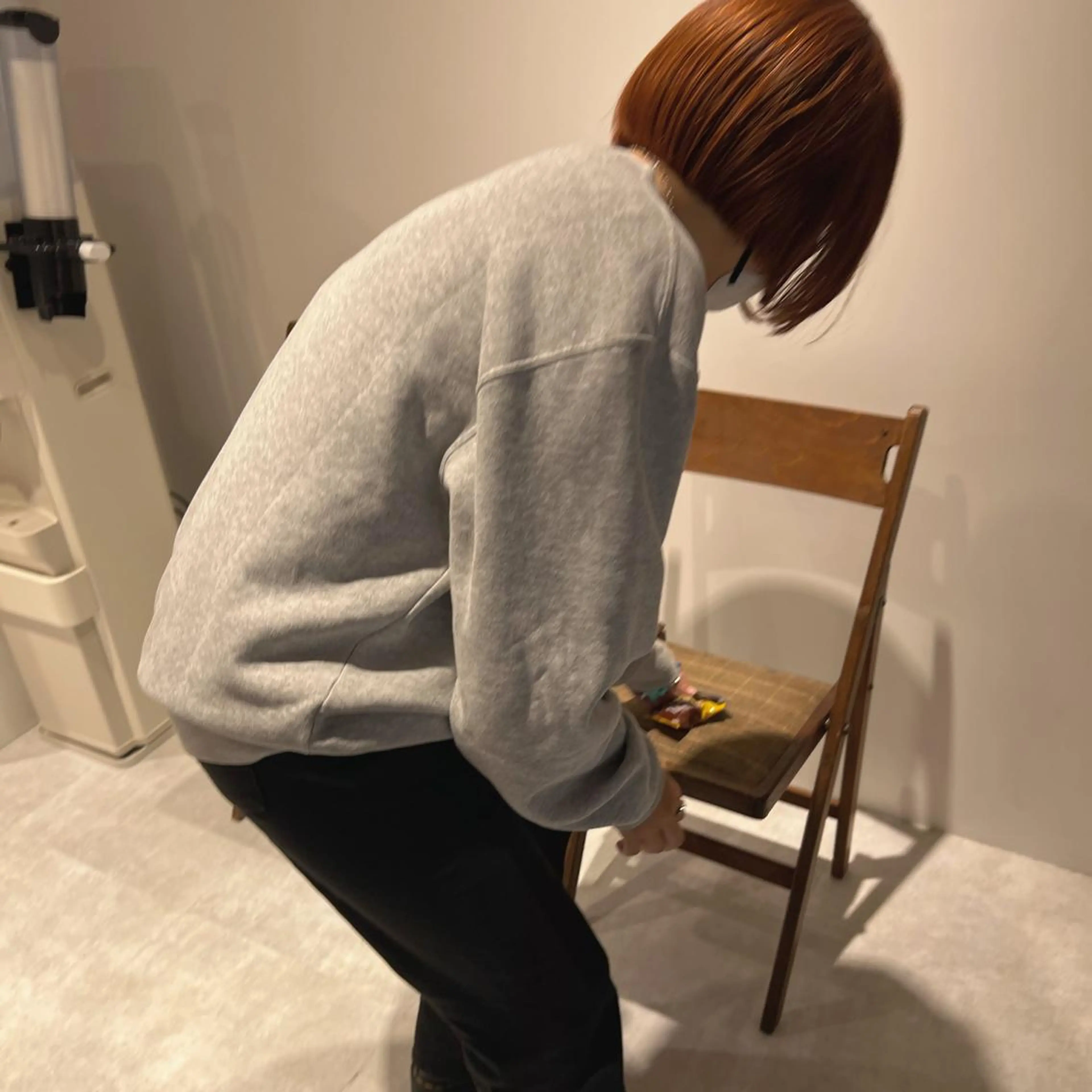 ミディアム カラー ボブ io濱川 遥のヘアスタイル