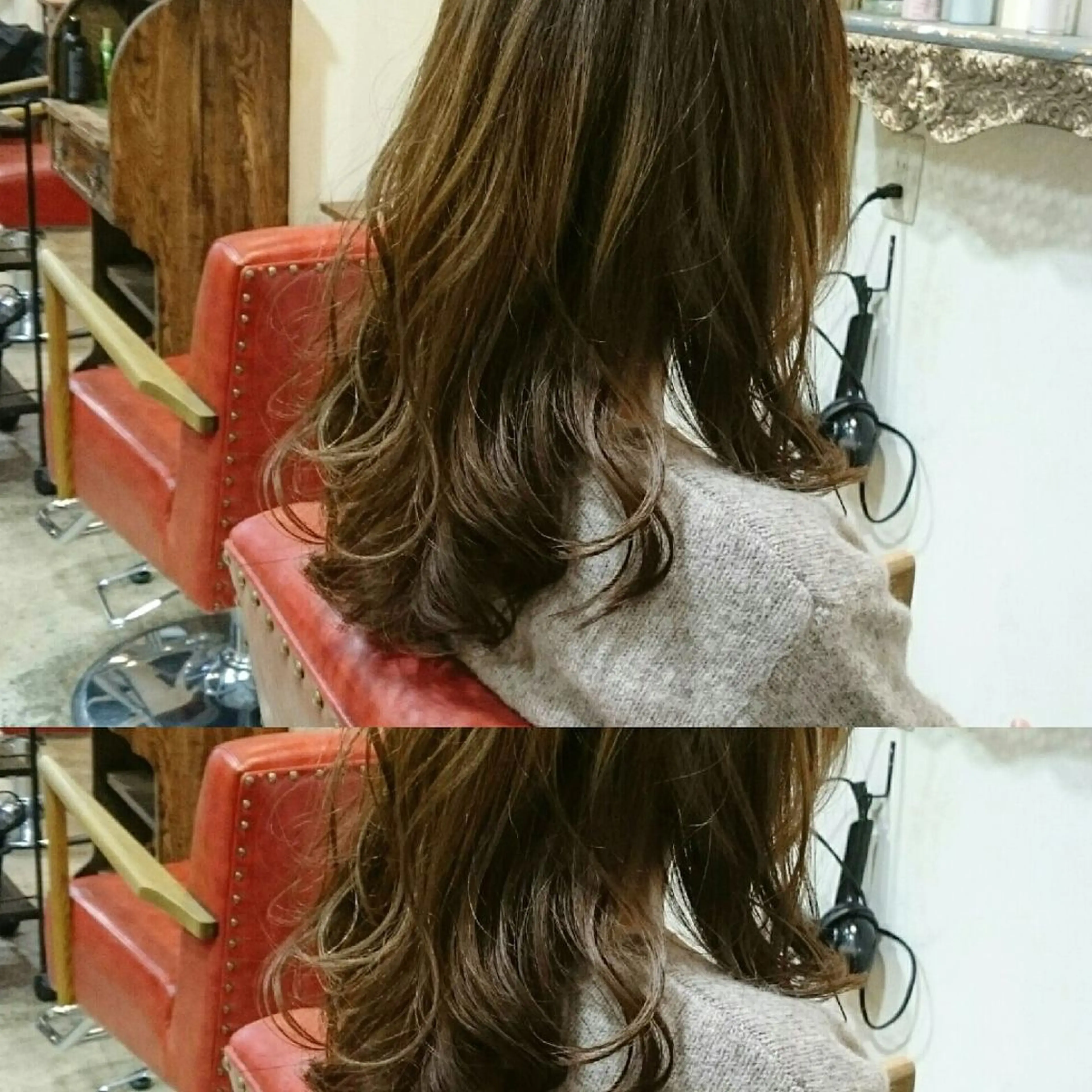 ミディアム カラー アッシュ ベージュカラー RITA Hairs所属・☆艶髪・美髪☆ 川本のヘアスタイル