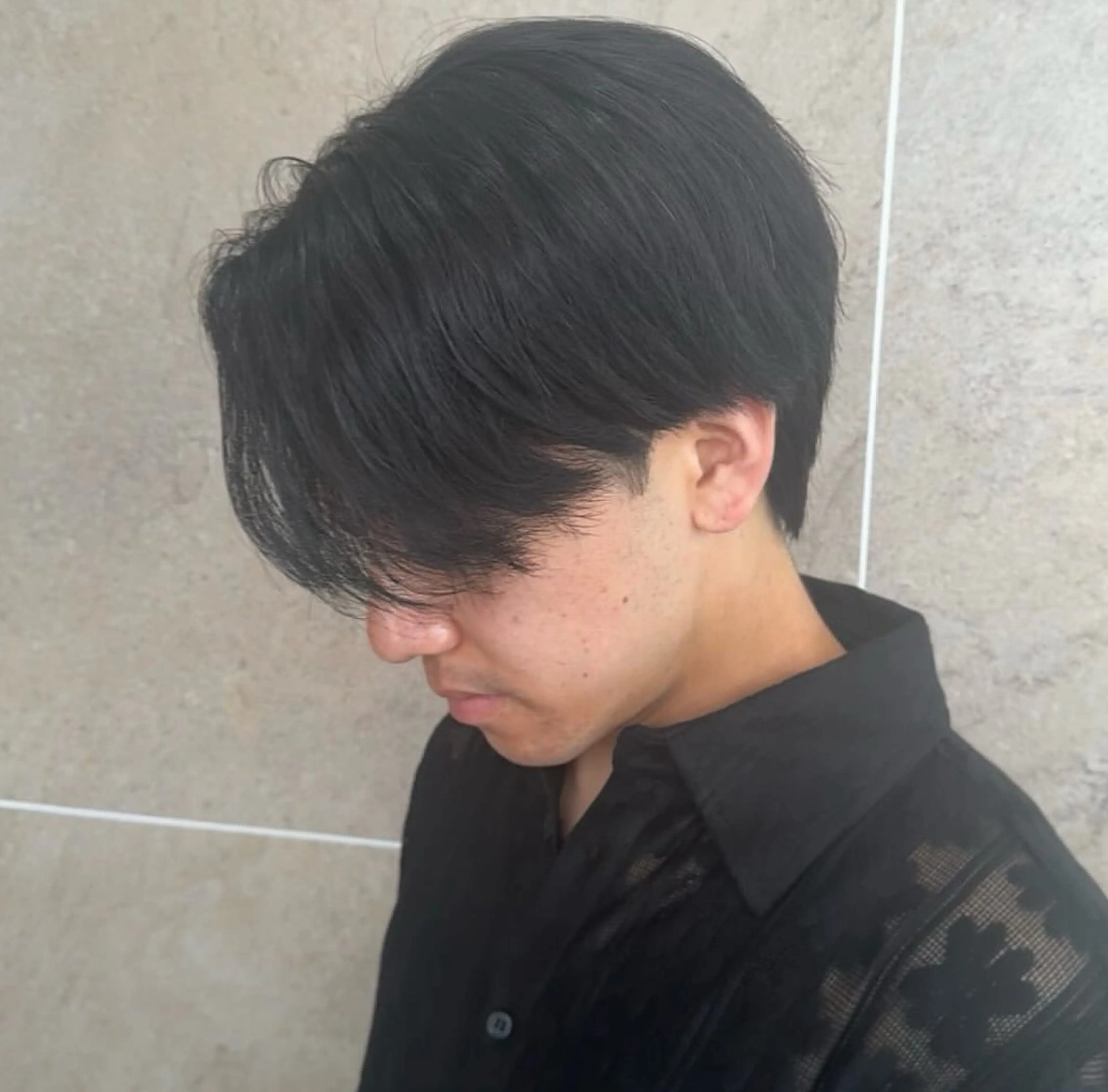 メンズ 艶カラー 🩵NATSUKIのヘアスタイル