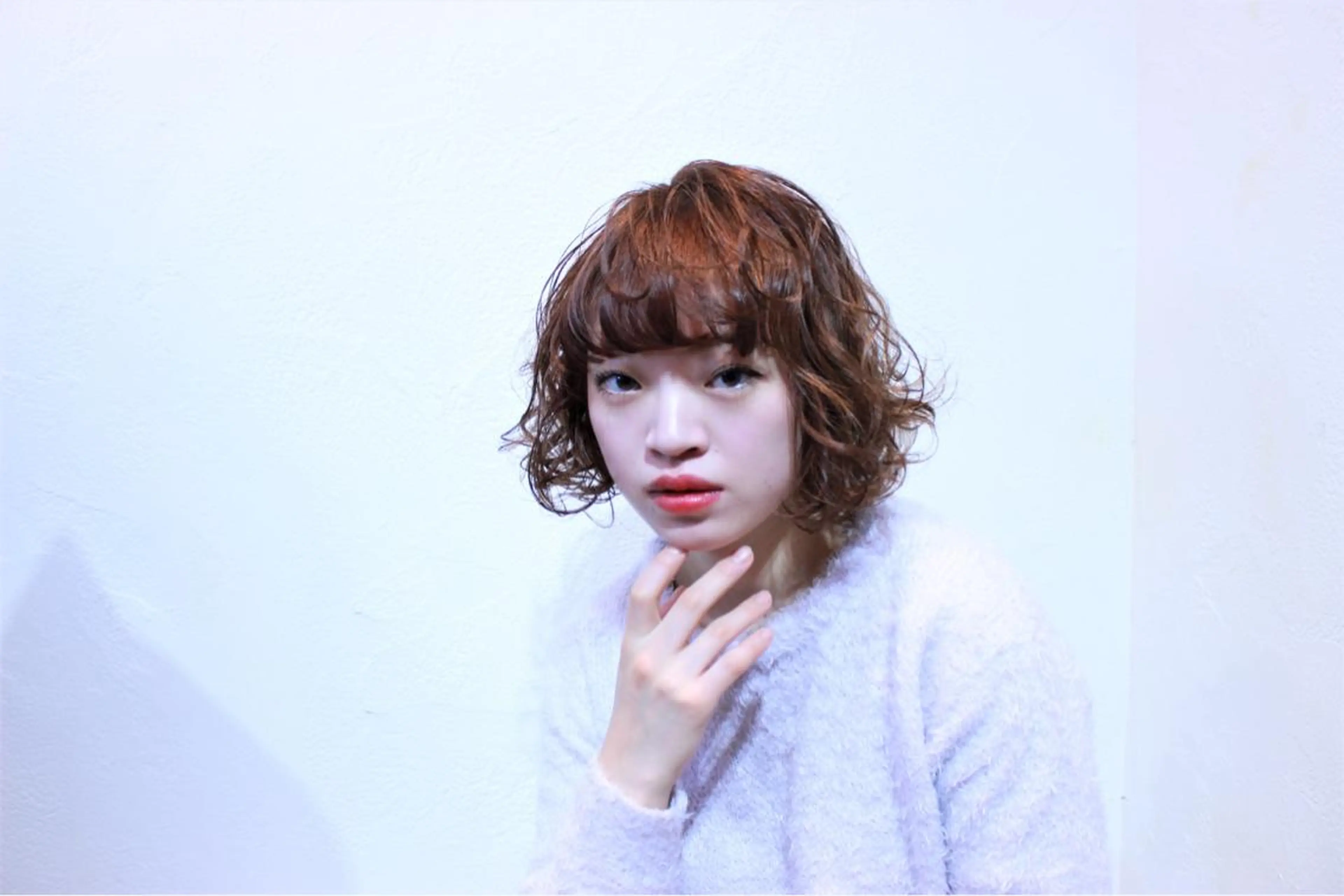 ショート 所渉/韓国レイヤー /ウルフカットのヘアスタイル