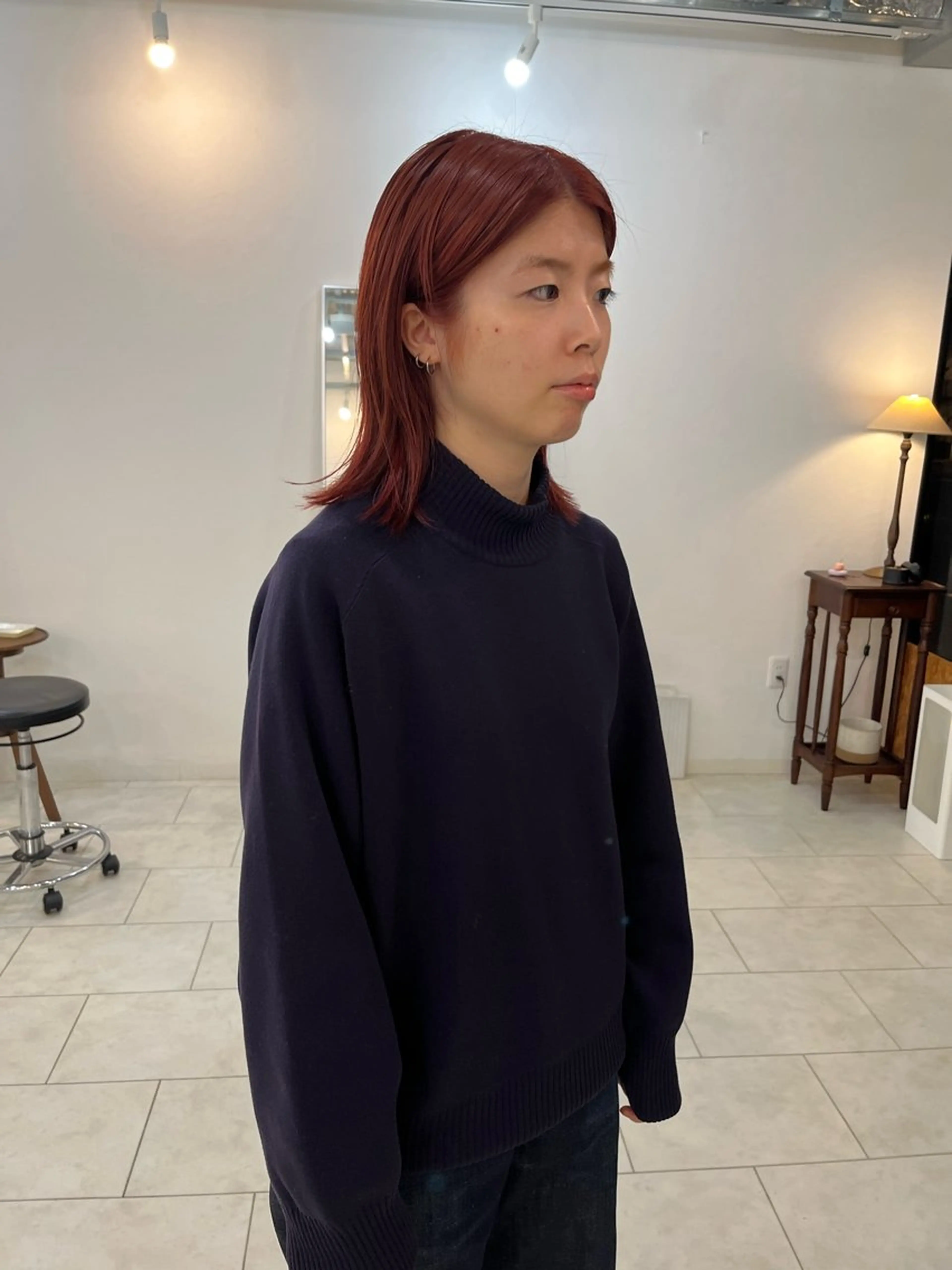 ミディアム カラー eri kinjoのヘアスタイル