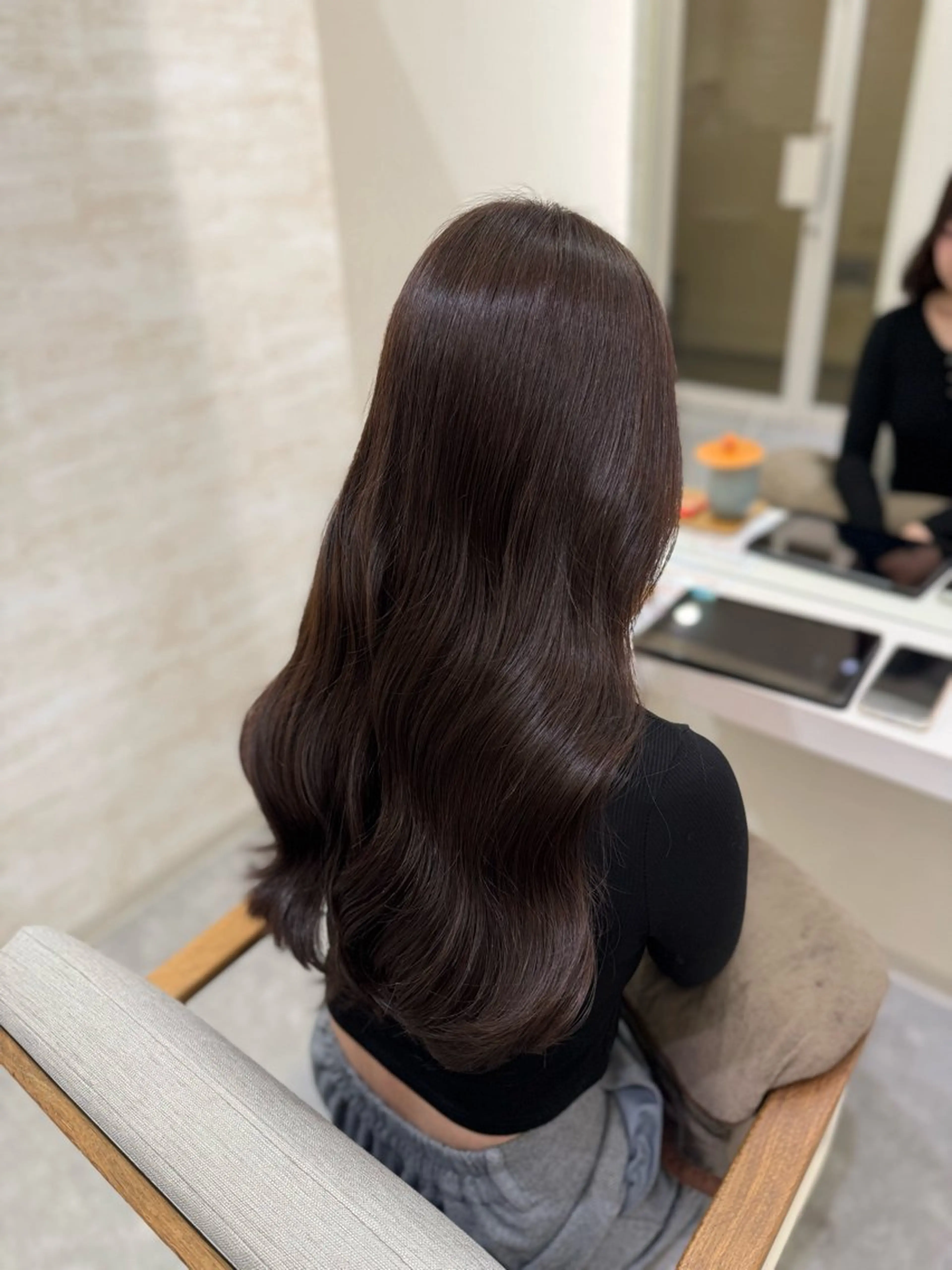 ロング カラー カット ヘアカラー トリートメント 髪質改善&艶感カラー 🪄岡井美結のヘアスタイル