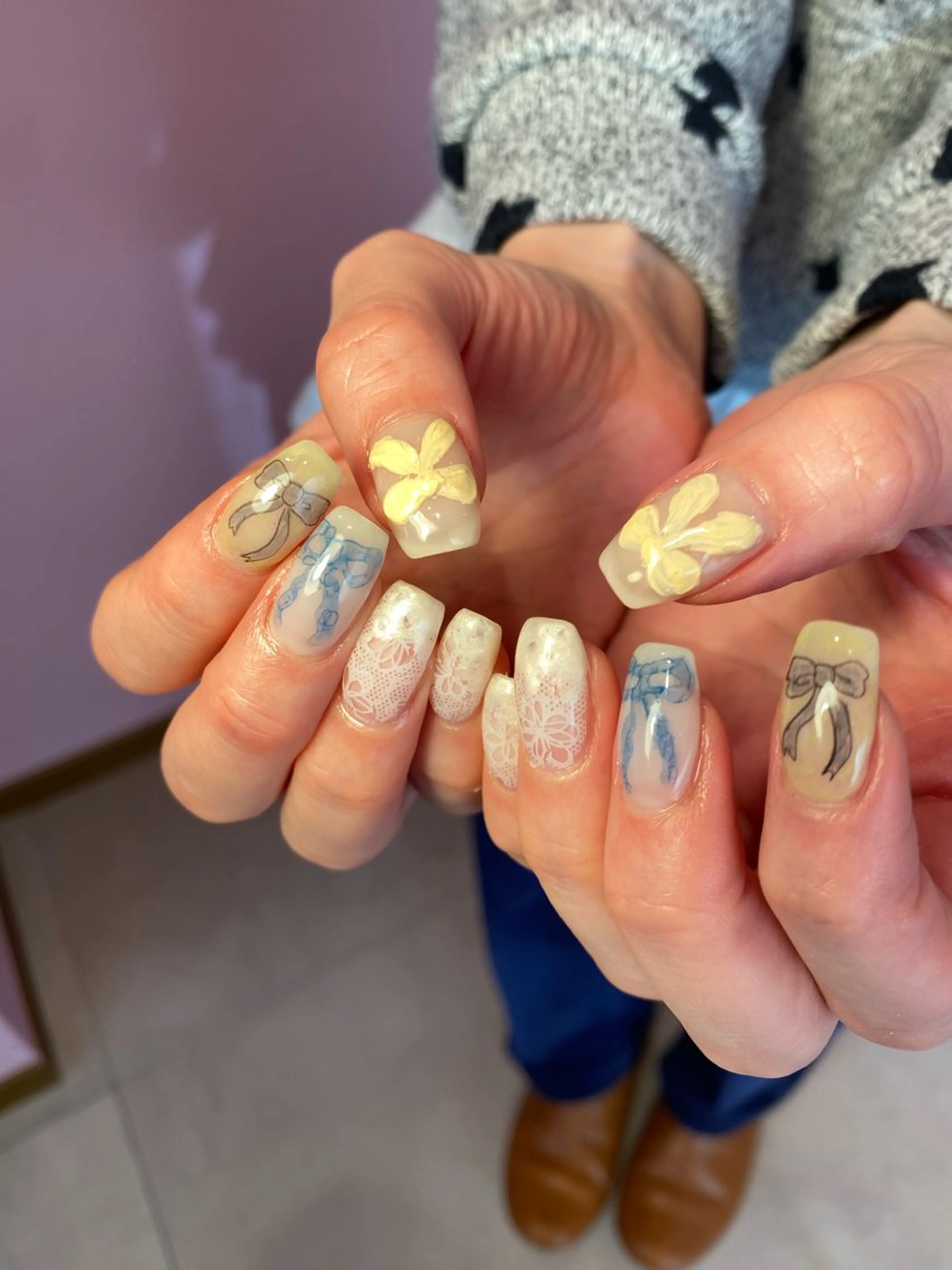 ネイル ハンドネイル NICO nail　三軒茶屋店　ネイル＆アイラッシュ所属・oichan 𖦹°‧のネイルデザイン