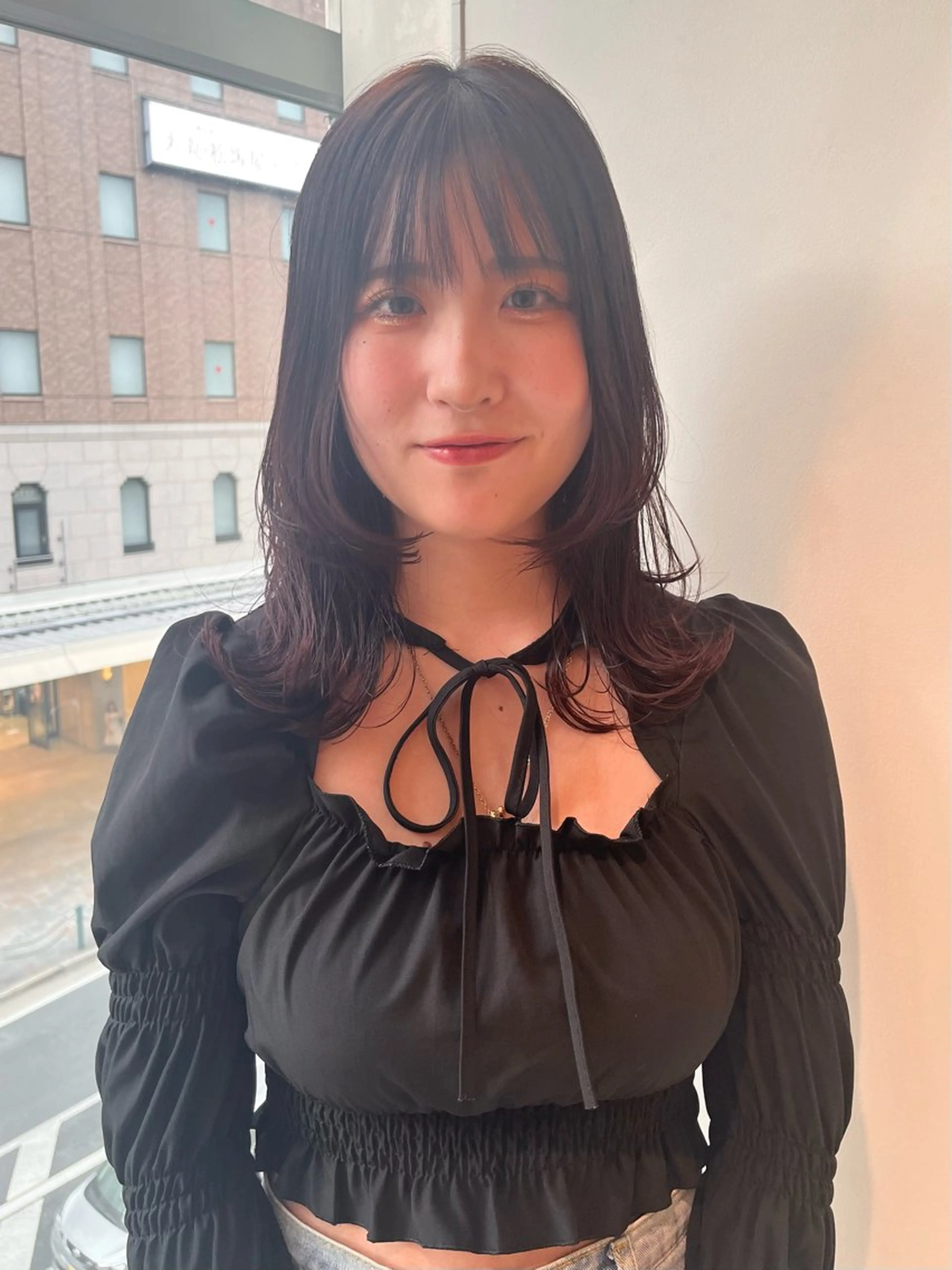 ミディアム ハッシュカット/四条 烏丸/寺本弘樹のヘアスタイル