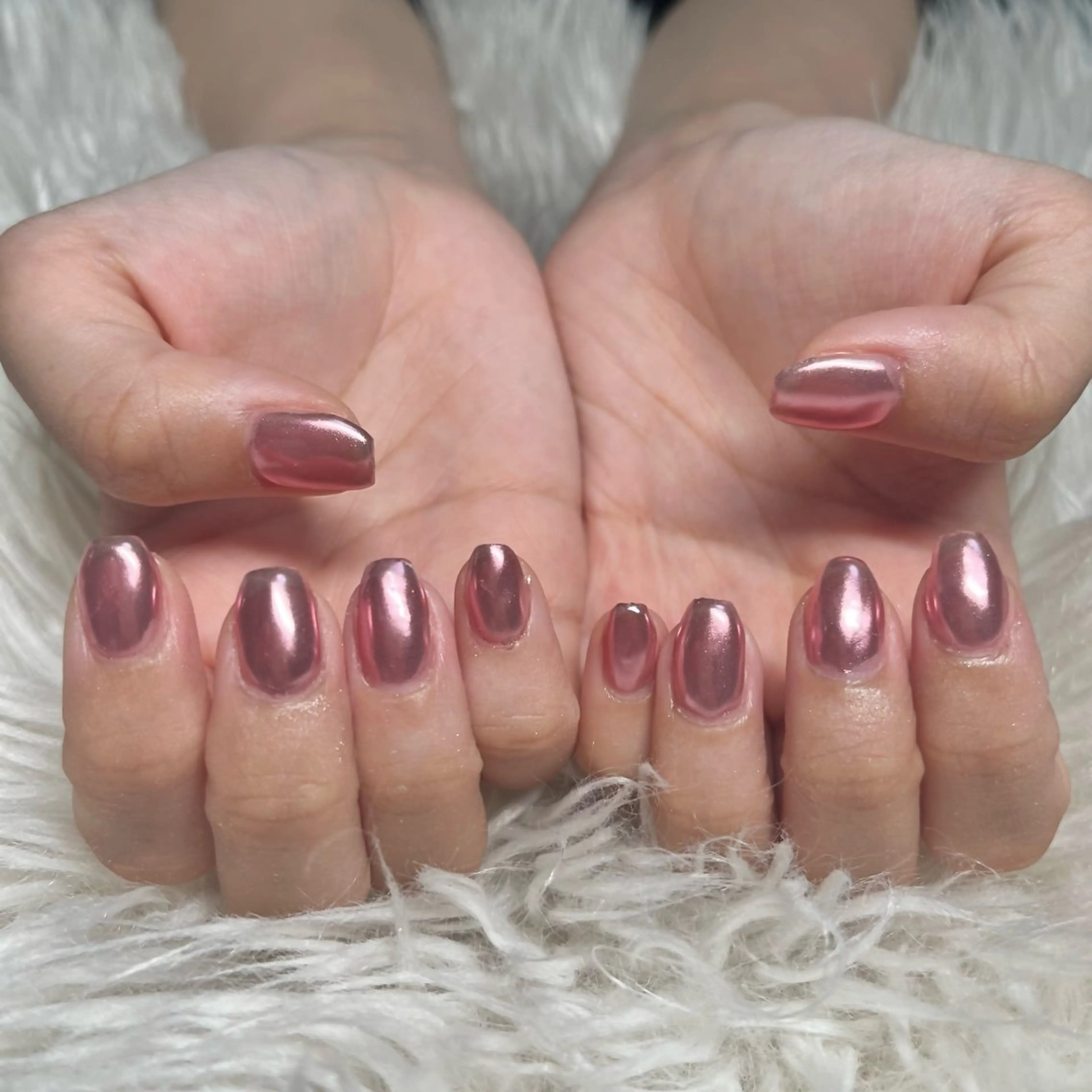 ネイル ミラーネイル ハンドネイル cerisier 坂本のネイルデザイン