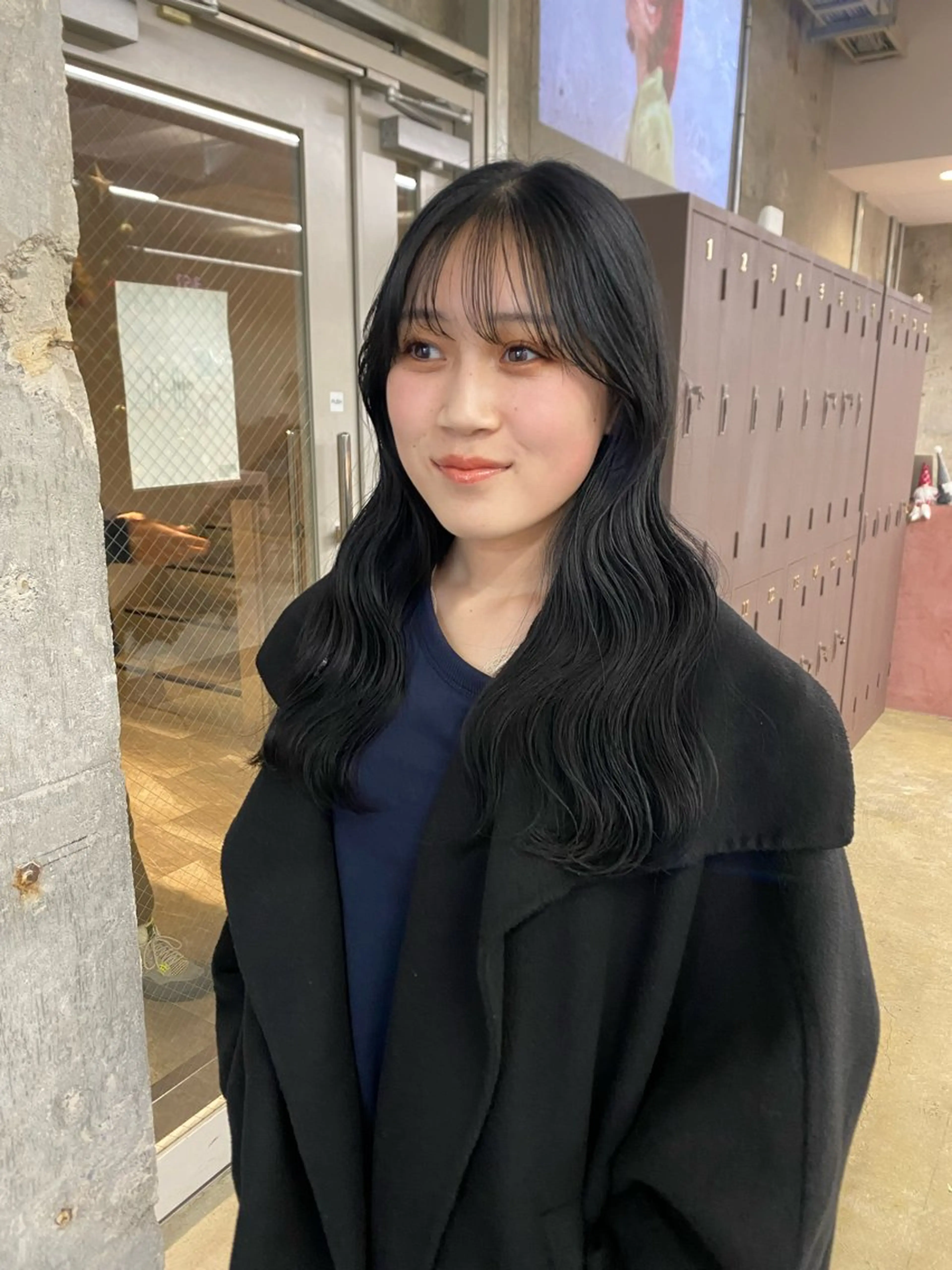 ロング カラー カット ヘアカラー トリートメント 暖色カラー/オリーブ /ミニボブ/白柳美空のヘアスタイル