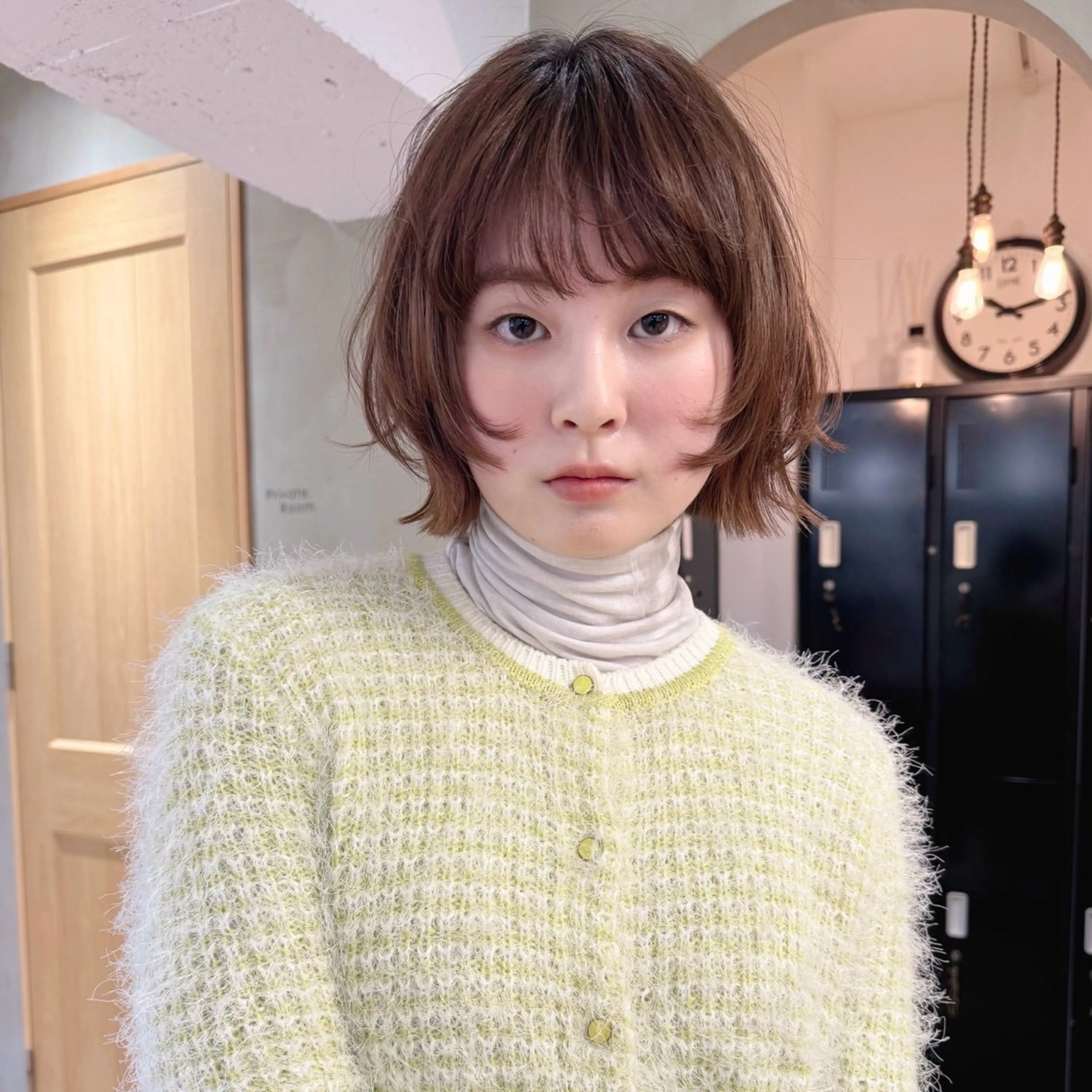 【17時以降限定】透明感カラー+前処理トリートメント🩵の写真