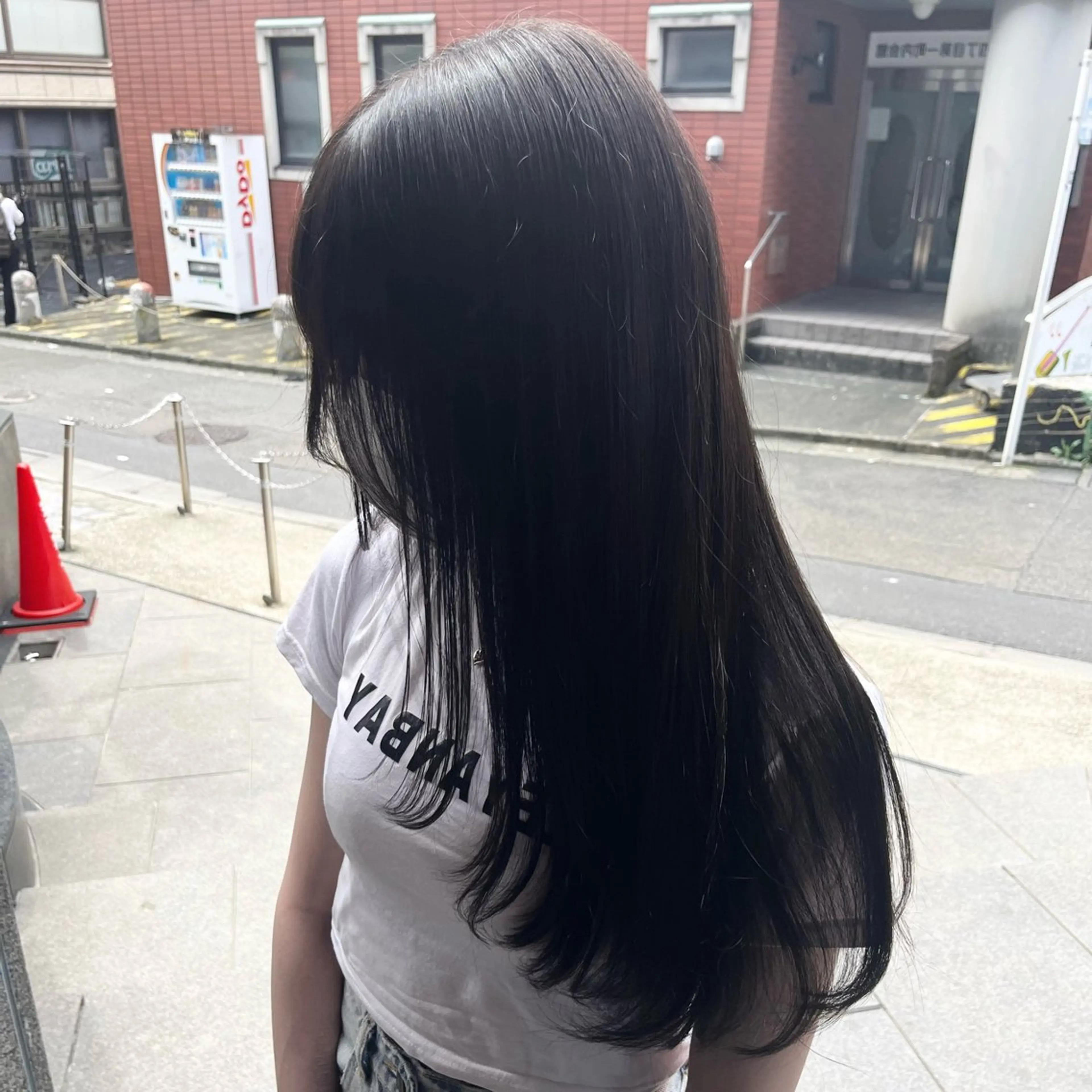 ロング カット 透け感ブラウンカラー /レイヤー🧸ナシコのヘアスタイル