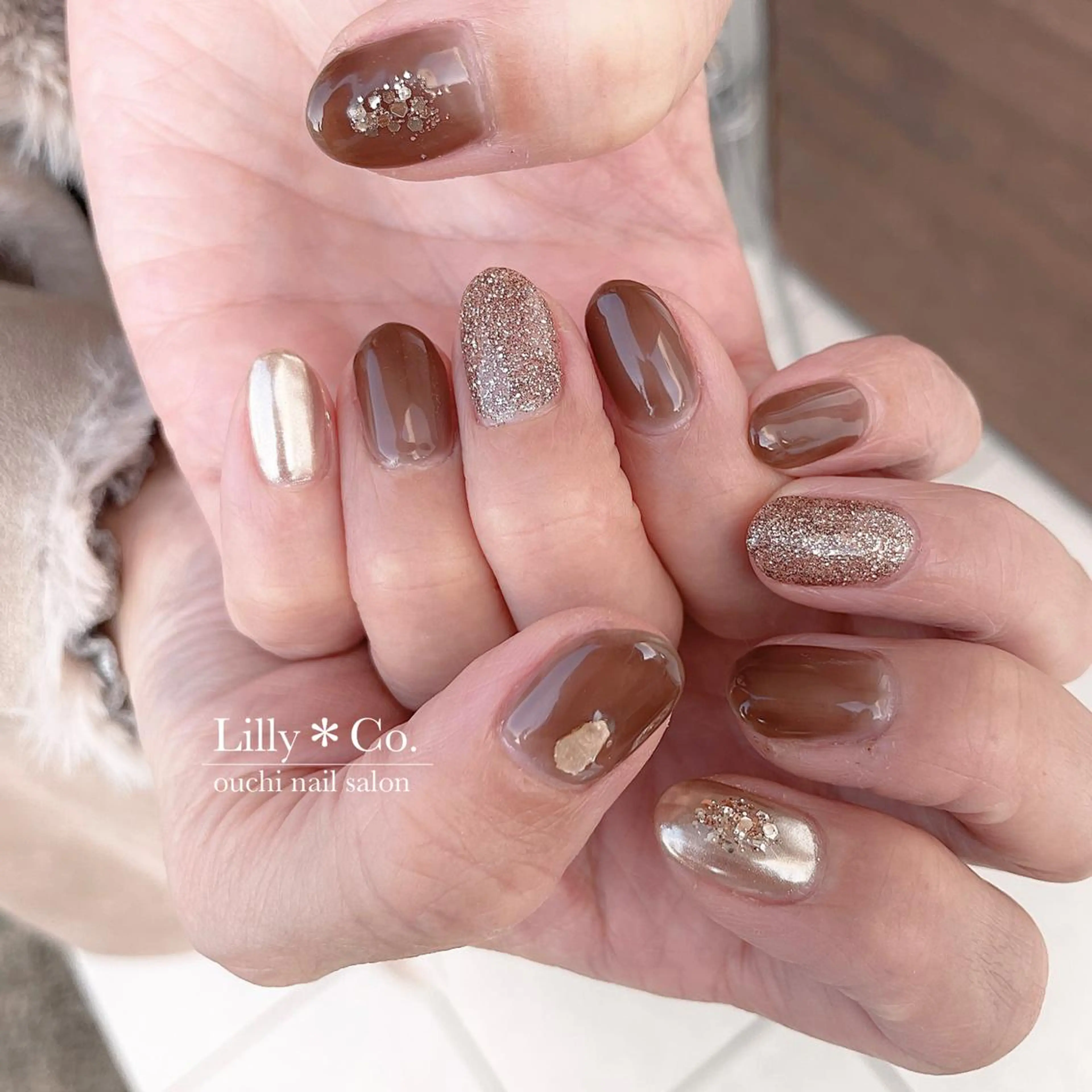 ネイル ハンドネイル ハンドケア Lilly Co.のネイルデザイン