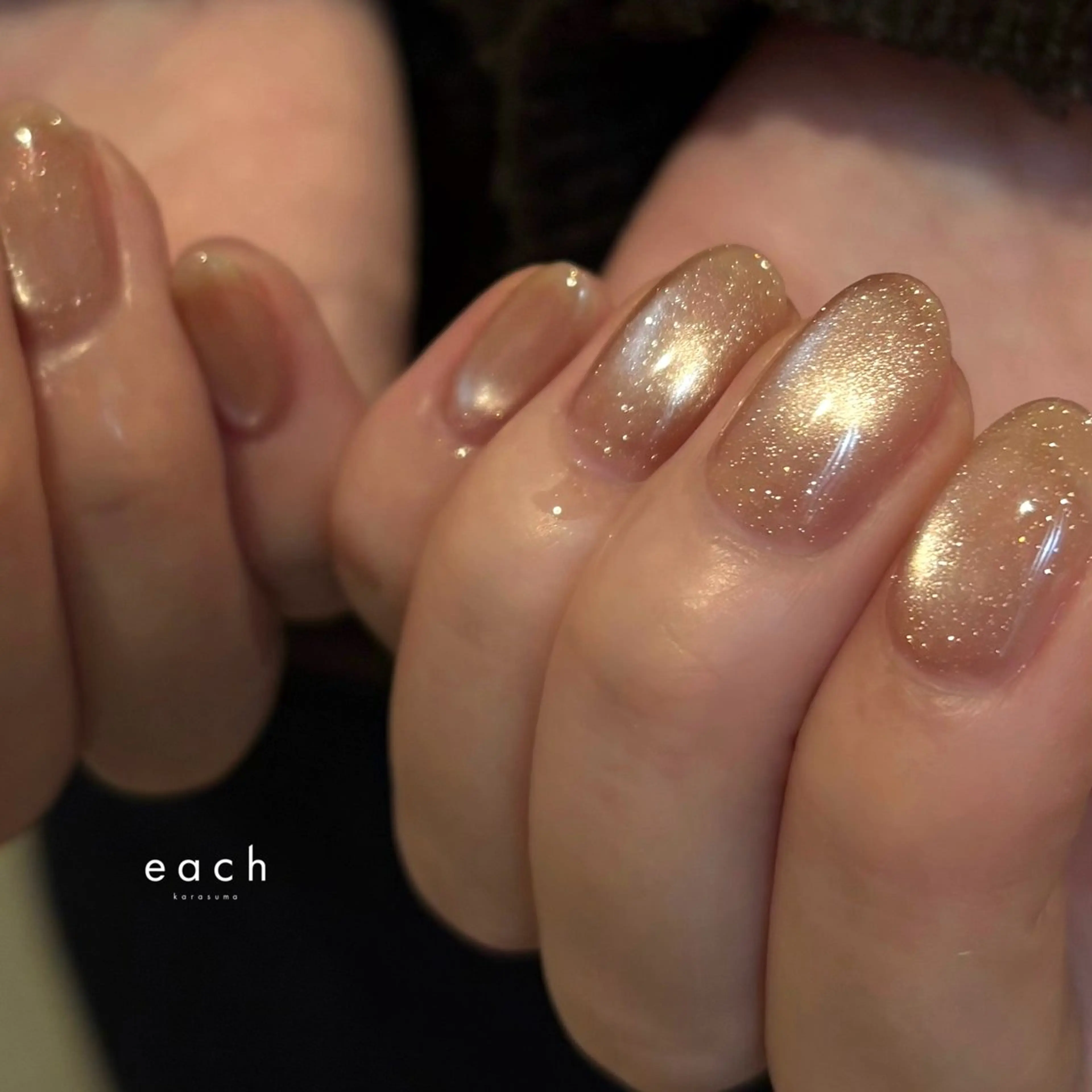 ネイル マグネットネイル each Hibikiのネイルデザイン