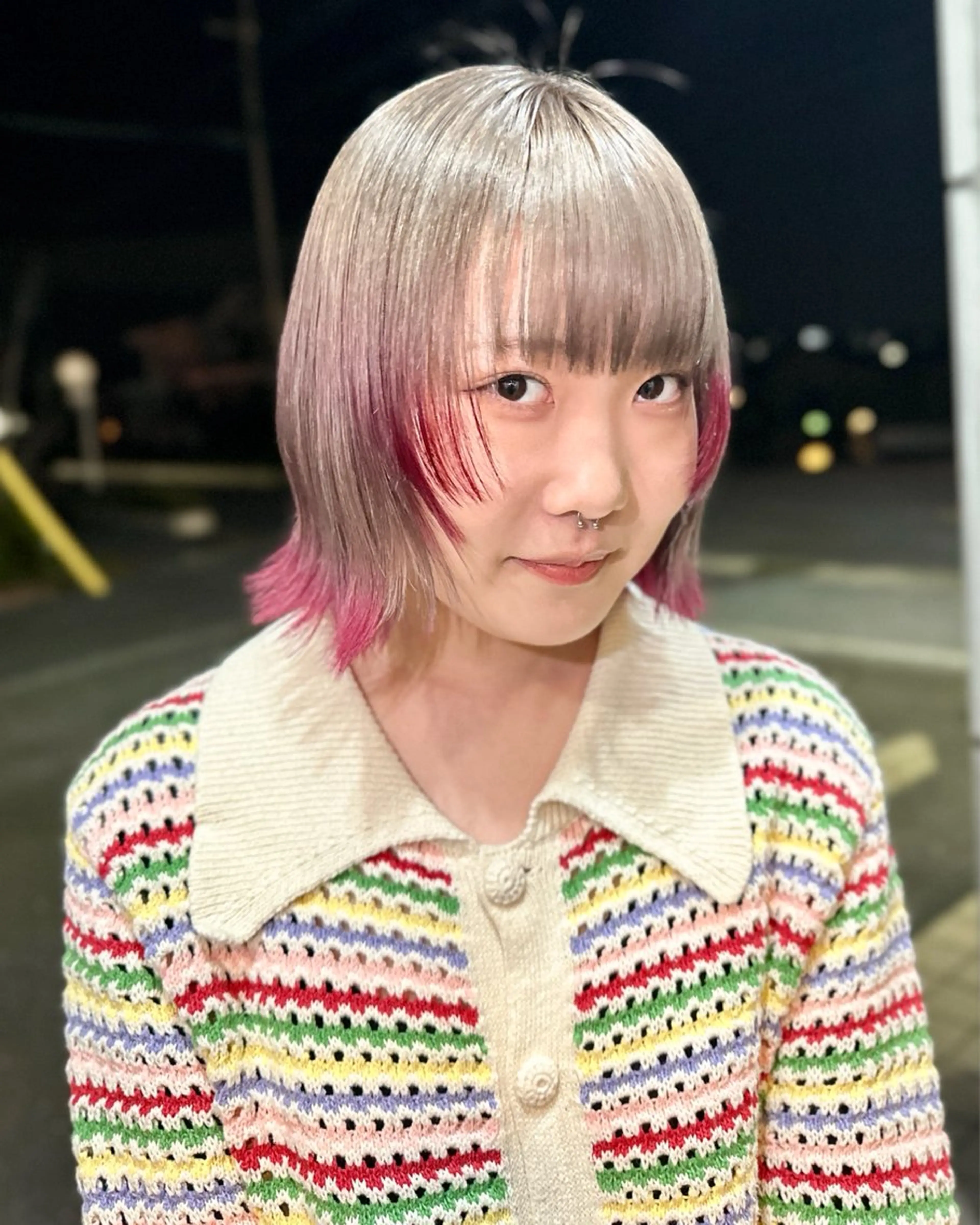 カラー ヘアカラー lin. color.+ﾟのヘアスタイル