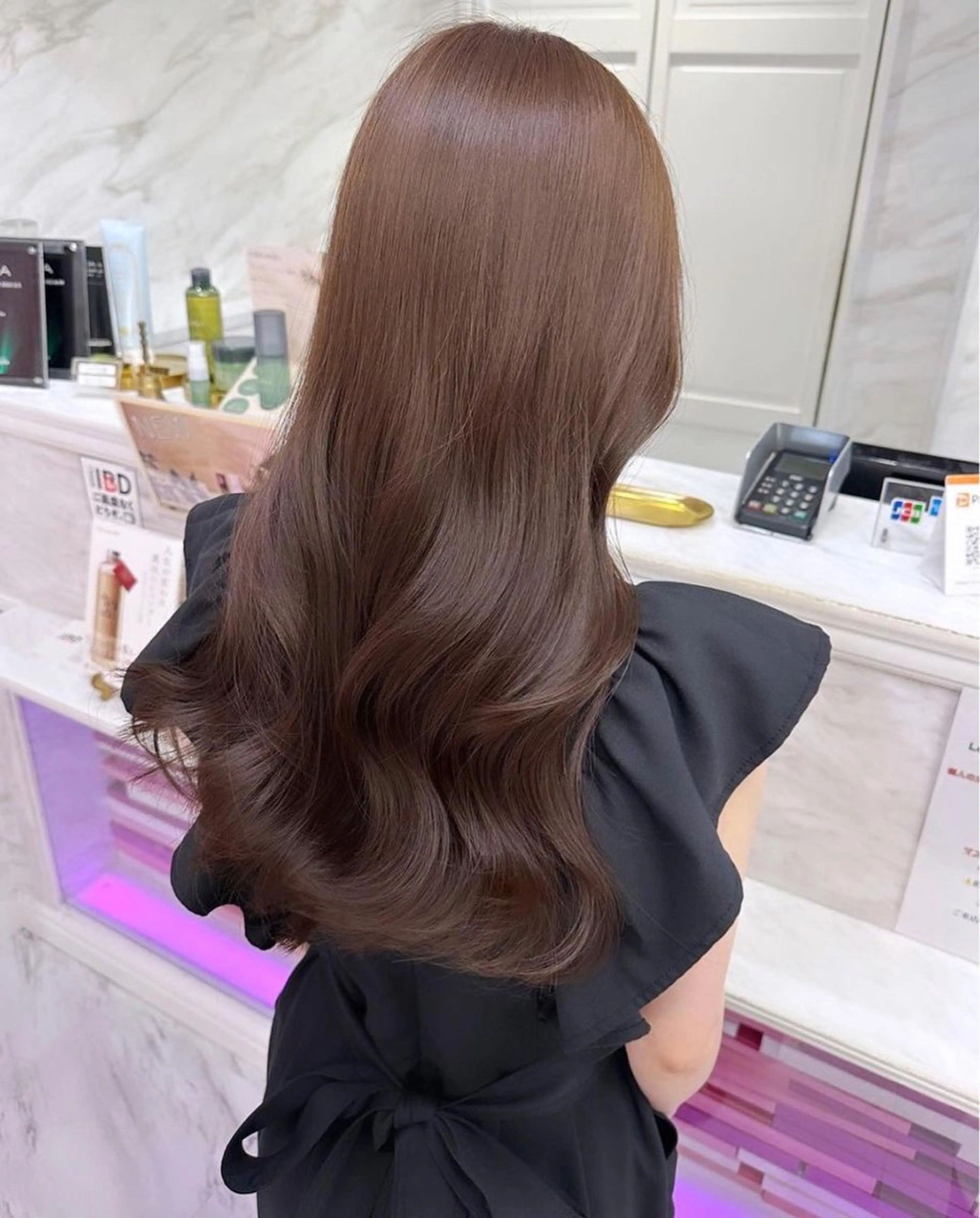 ロング 韓国カット/透明感 カラー/NANAMIのヘアスタイル