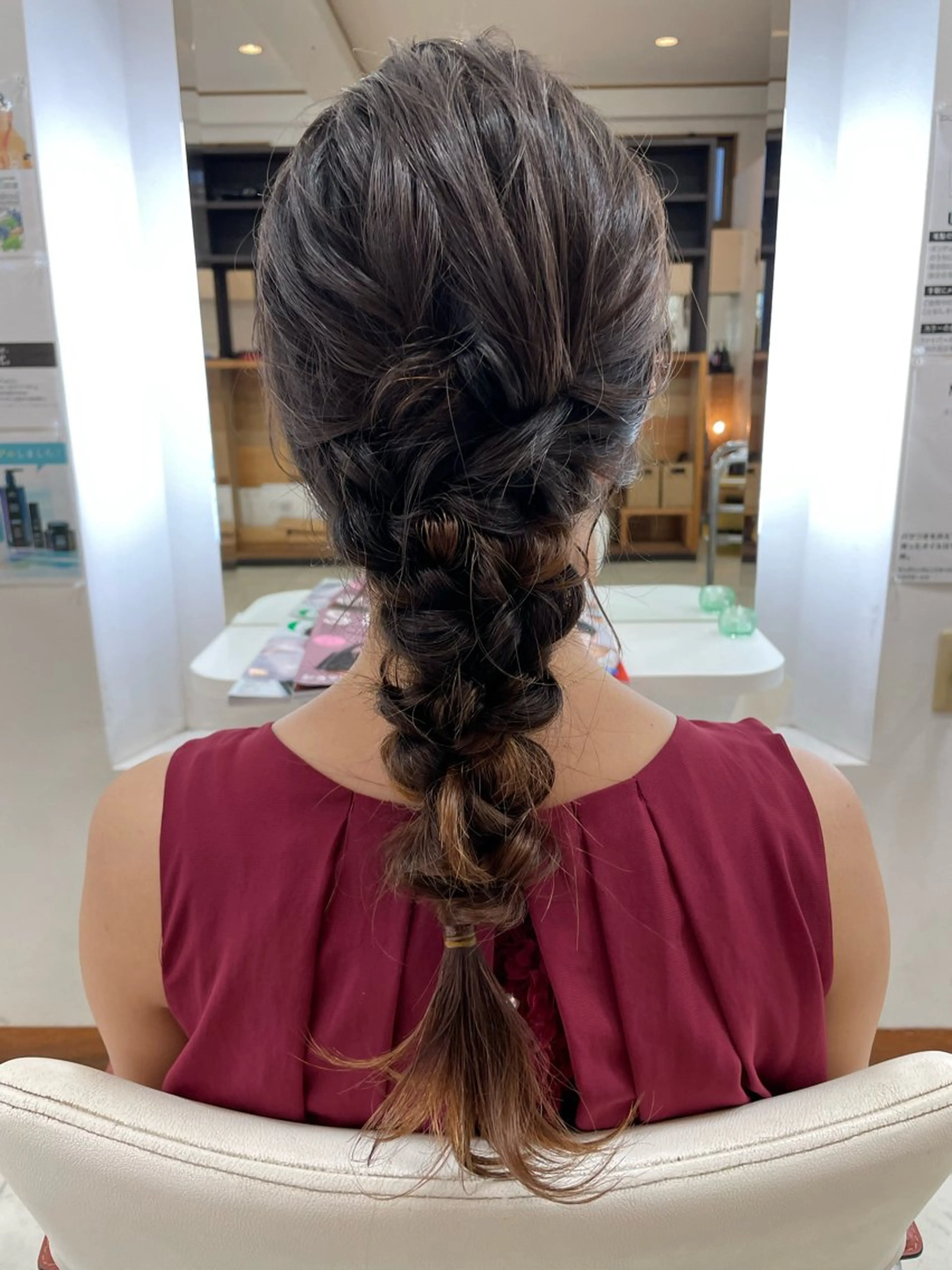 ロング ヘアアレンジ 結婚式・ブライダル ヘアセット いけだ ゆうのヘアスタイル