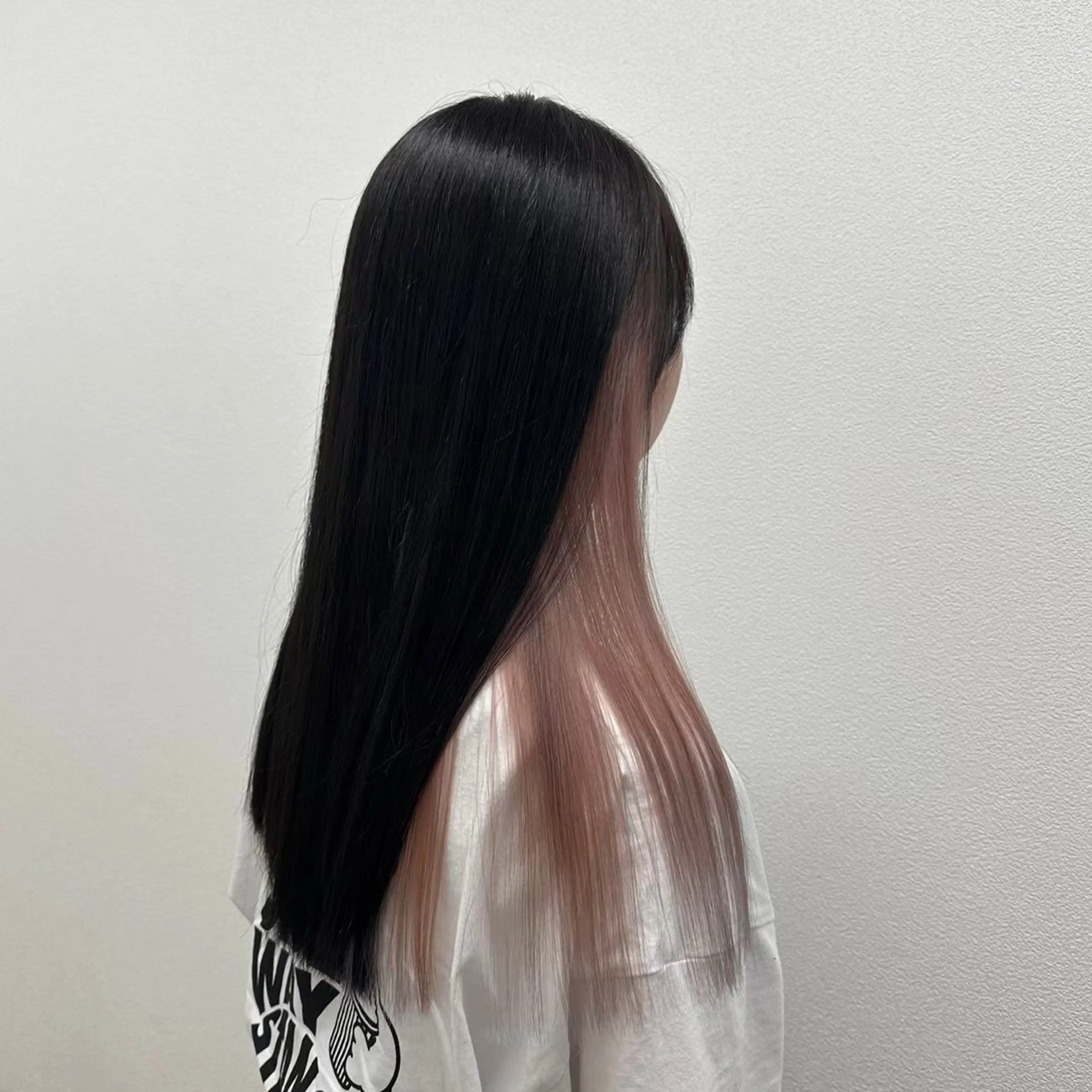 カラー ユイ☆レイヤーカット ヘアセット/ブリーチのヘアスタイル