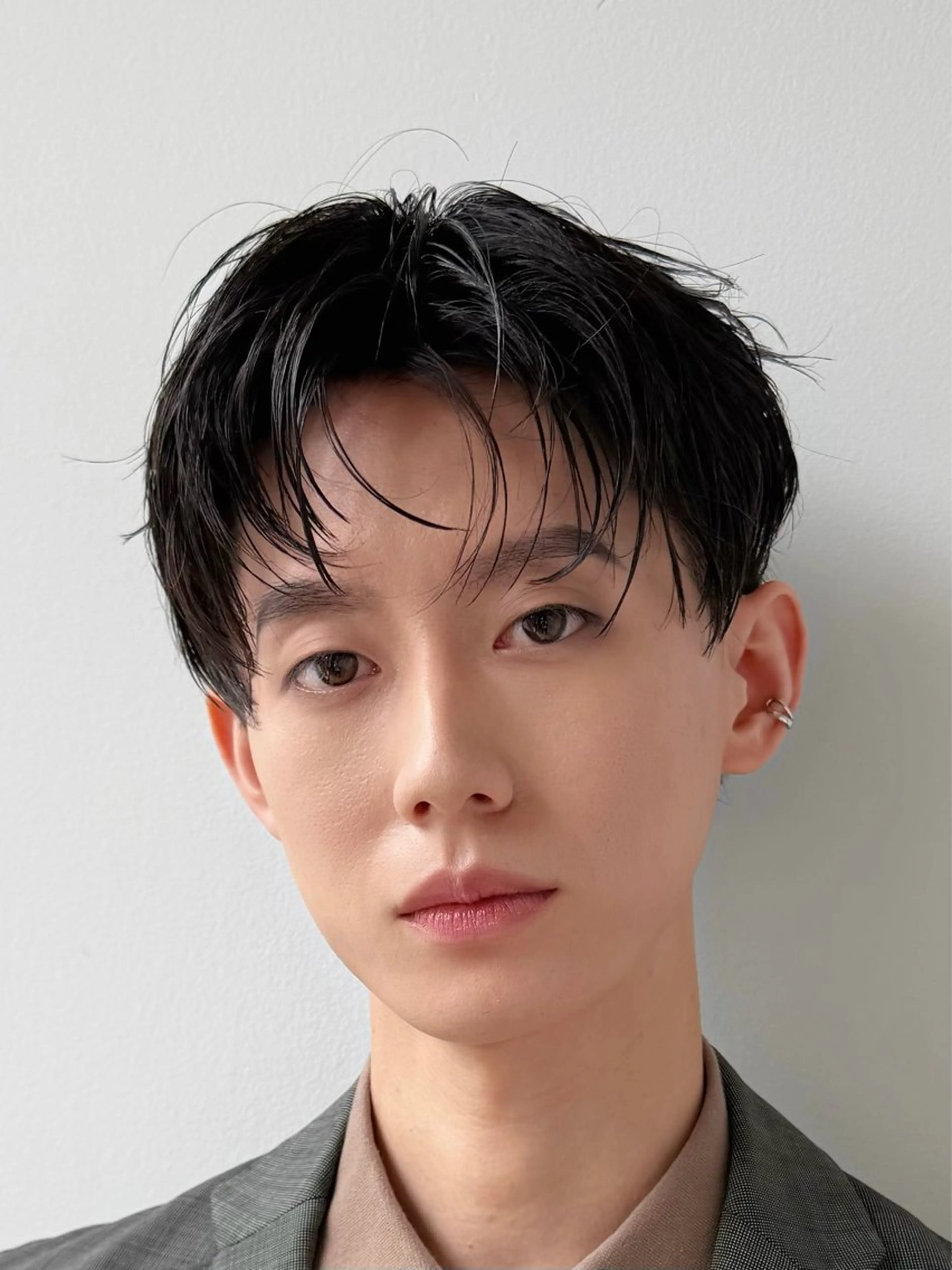 ショート パーマ メンズ メンズパーマ ショートヘア カット パーマ トリートメント ニュアンスパーマ/ フェザーパーマ/平木のヘアスタイル