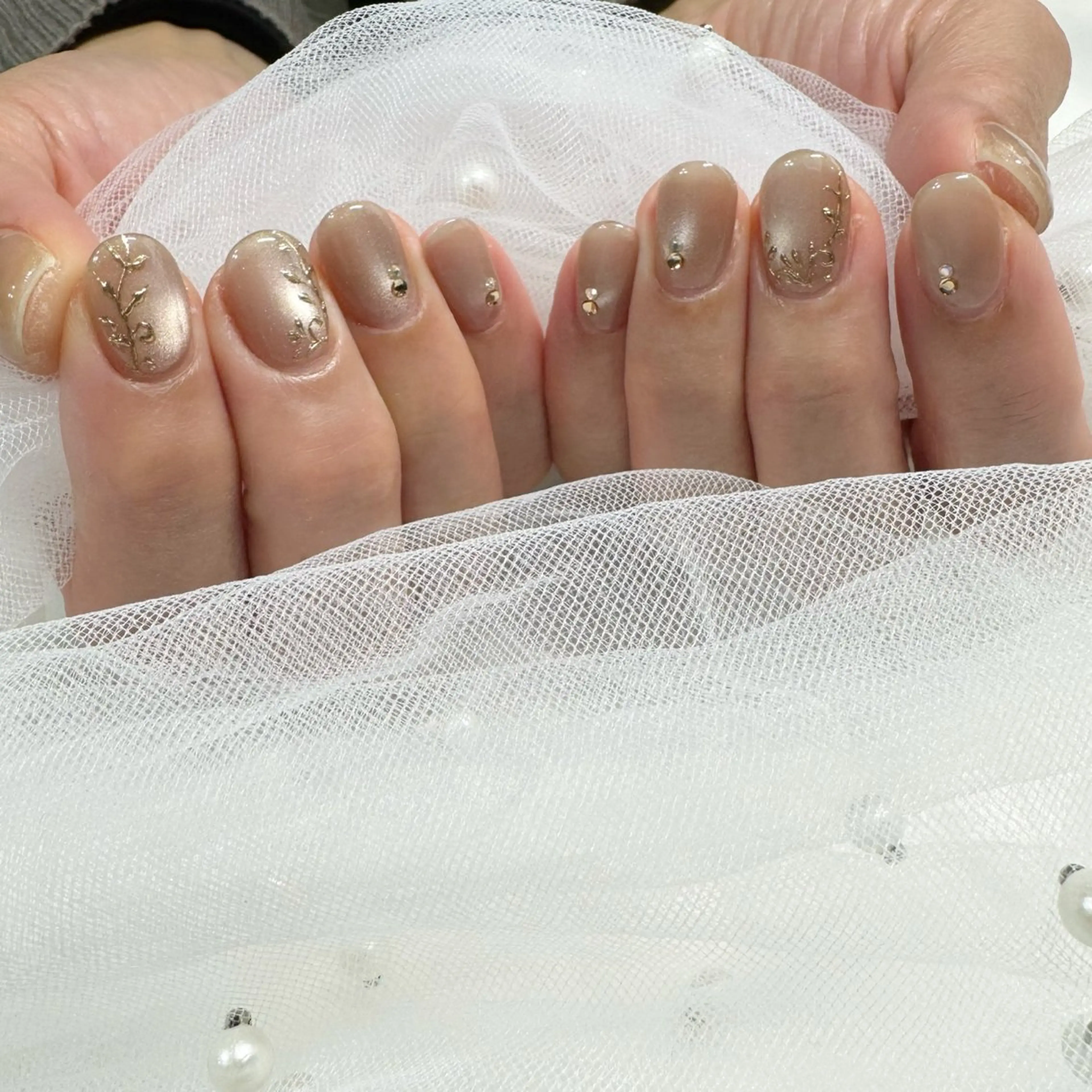 ネイル ジェルネイル 東 千夏のネイルデザイン