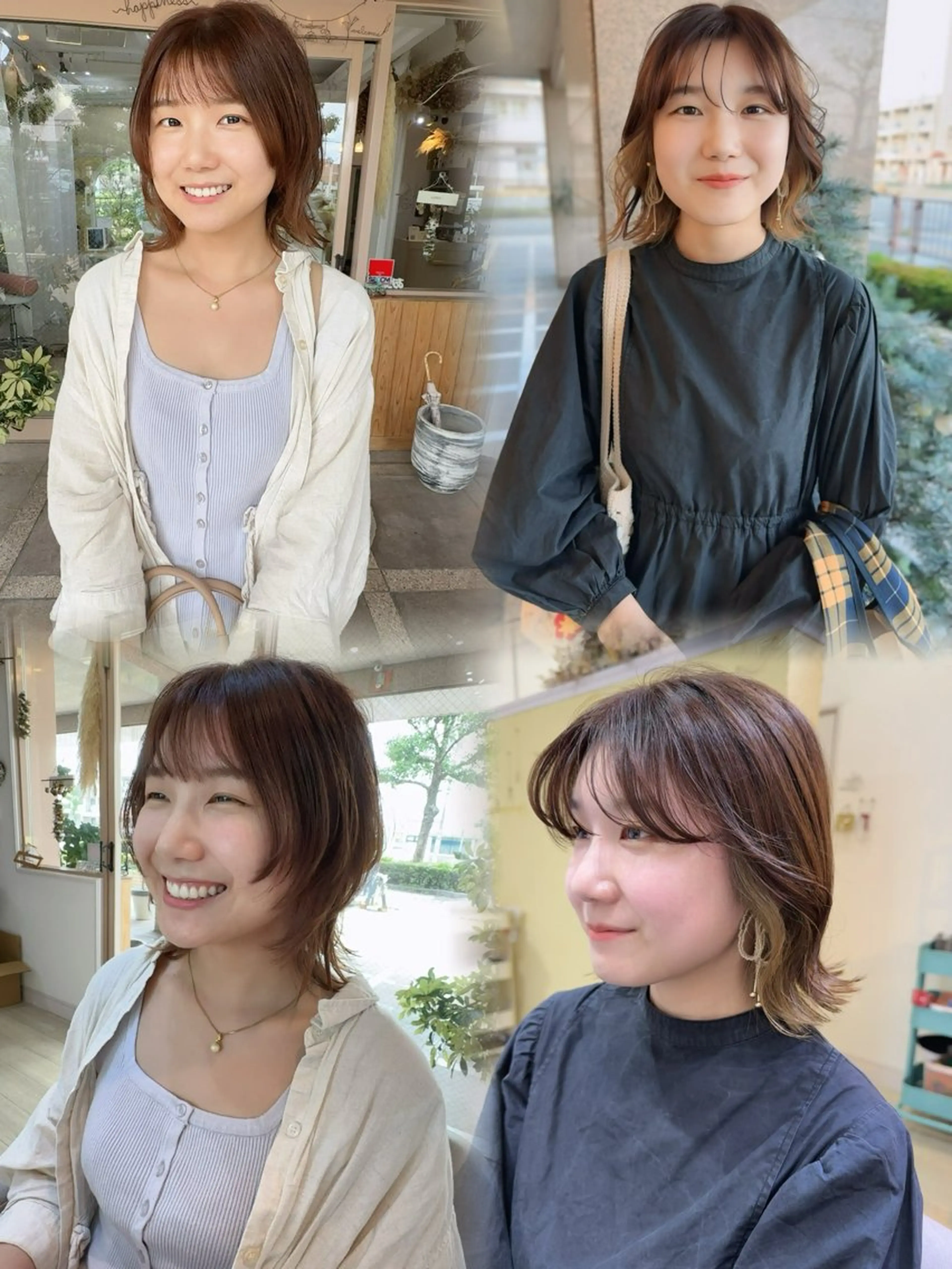 ショート カラー 楫 大輝のヘアスタイル