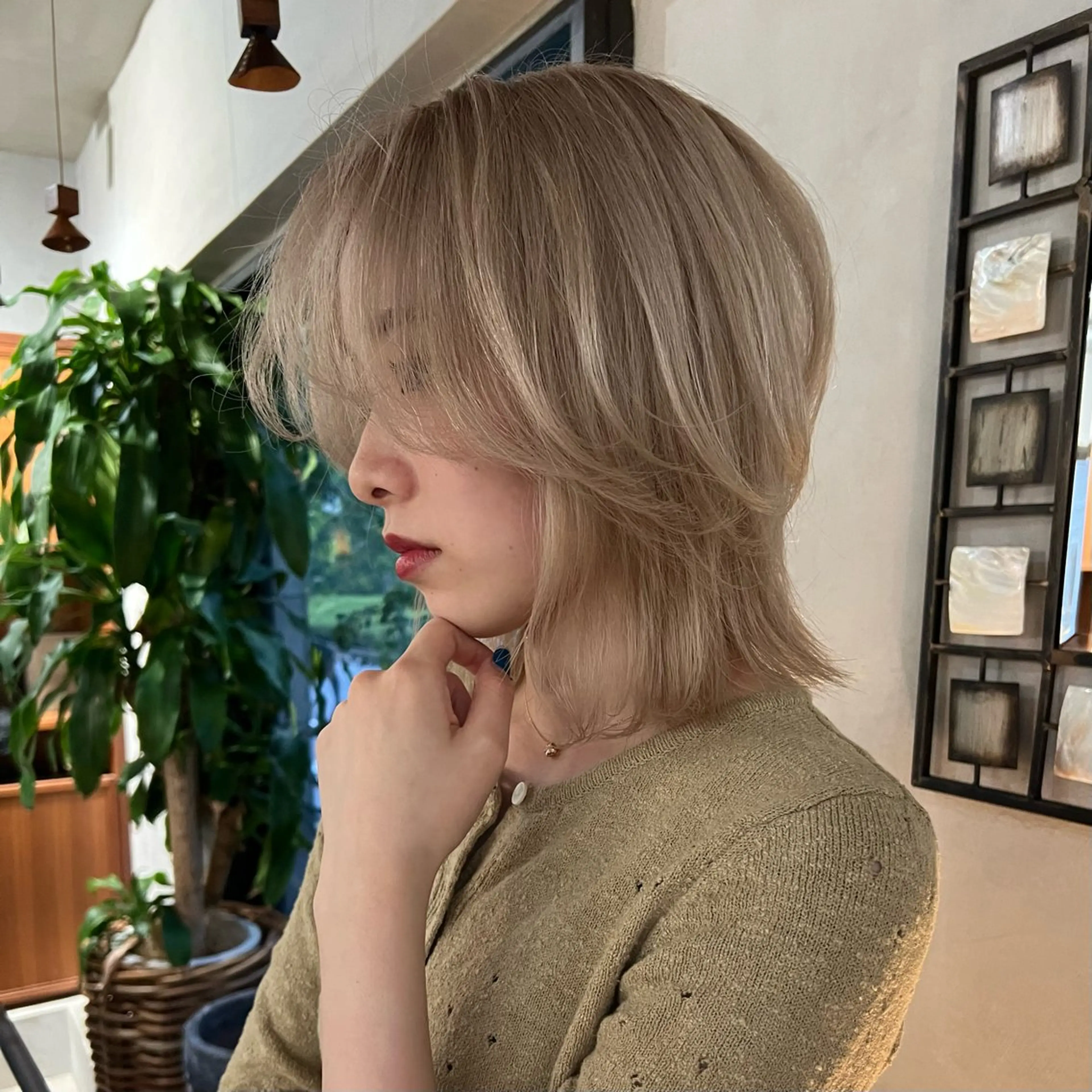 セミロング カラー カット ヘアカラー トリートメント go today原宿vita所属・✨艶カラー美容師✨ リュウトのヘアスタイル