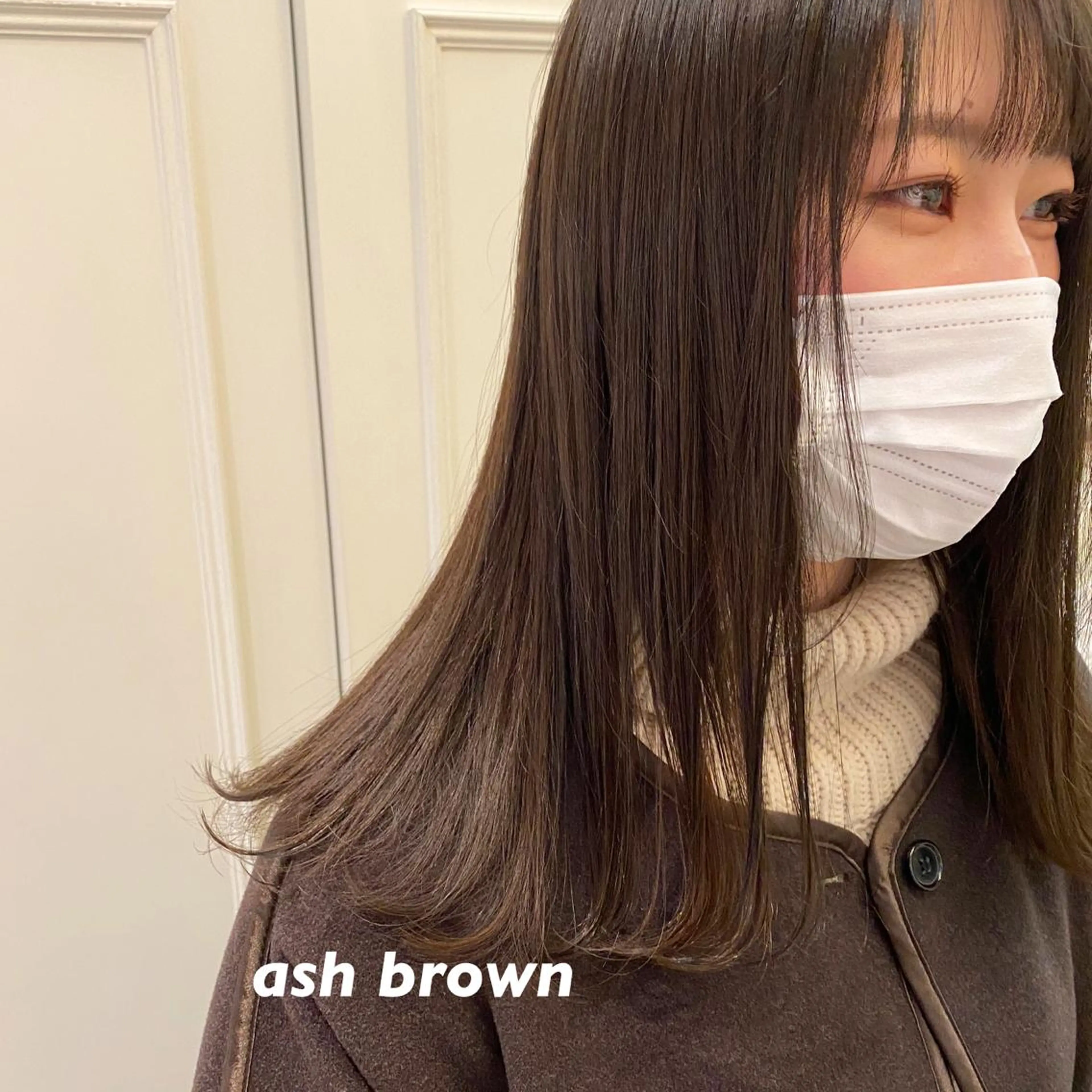 ミディアム カット 大久保 愛のヘアスタイル