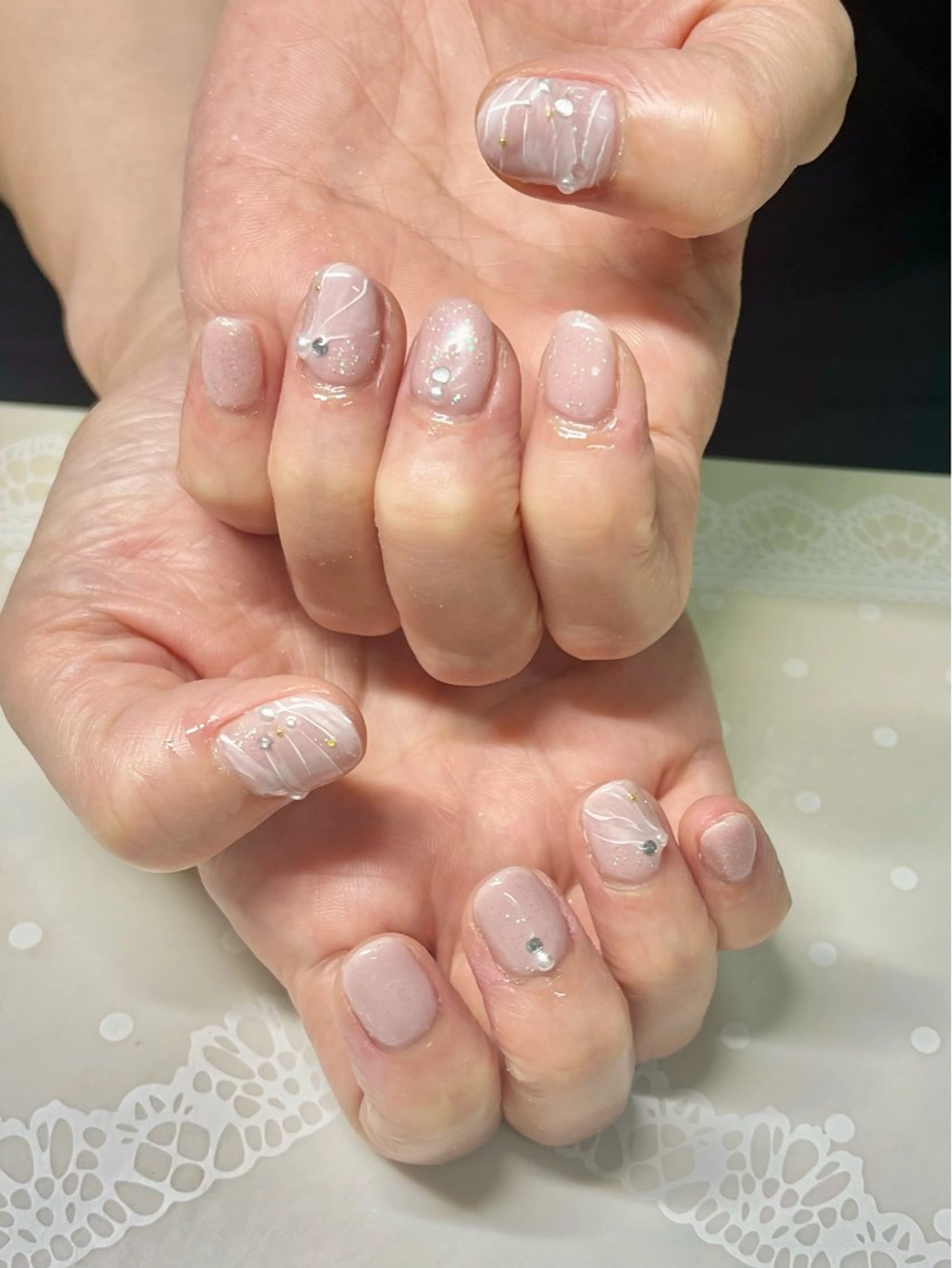 ネイル ハンドネイル 新宿ネイルサロン ジェミディローサのネイルデザイン