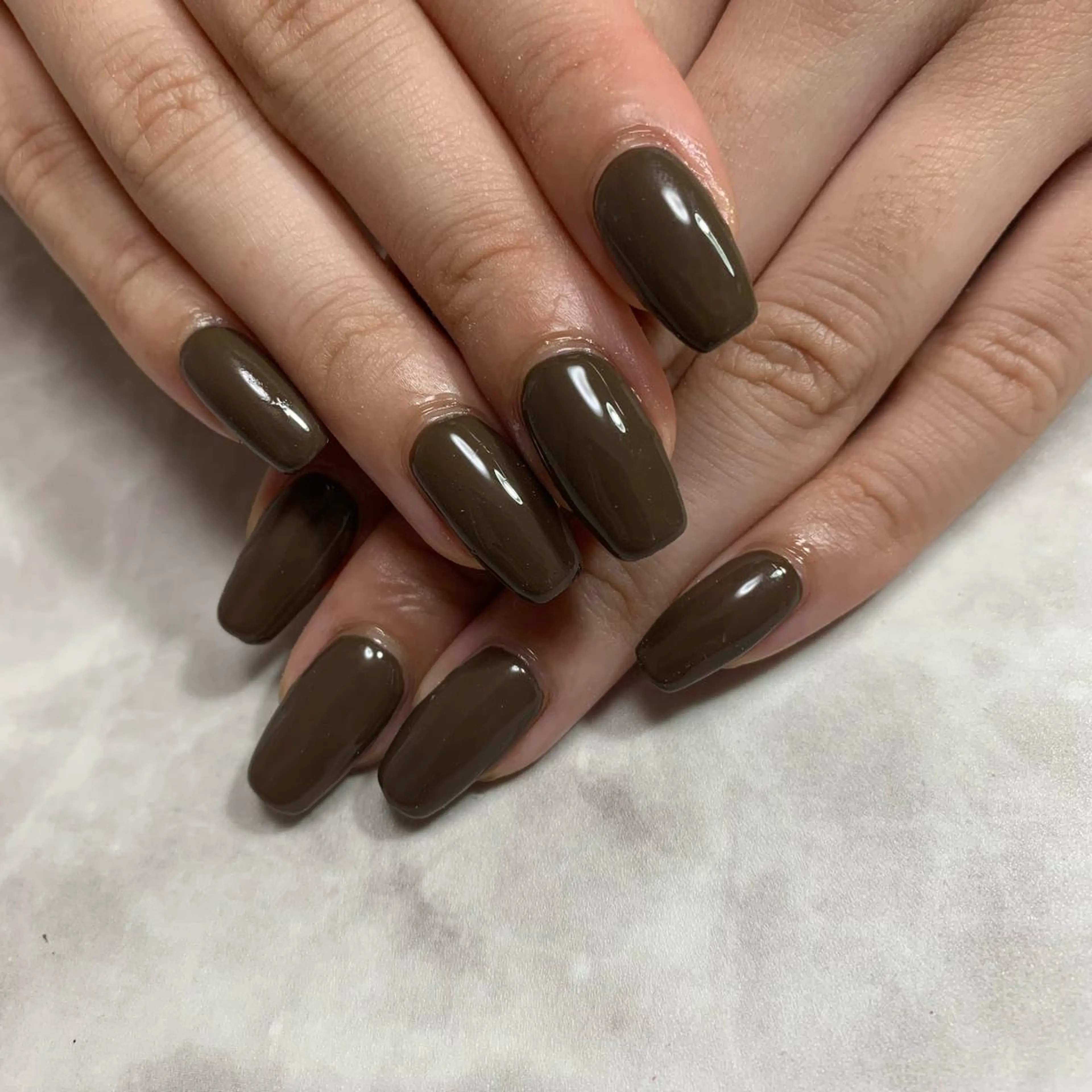 ネイル ワンカラーネイル salon Hush Hushのネイルデザイン