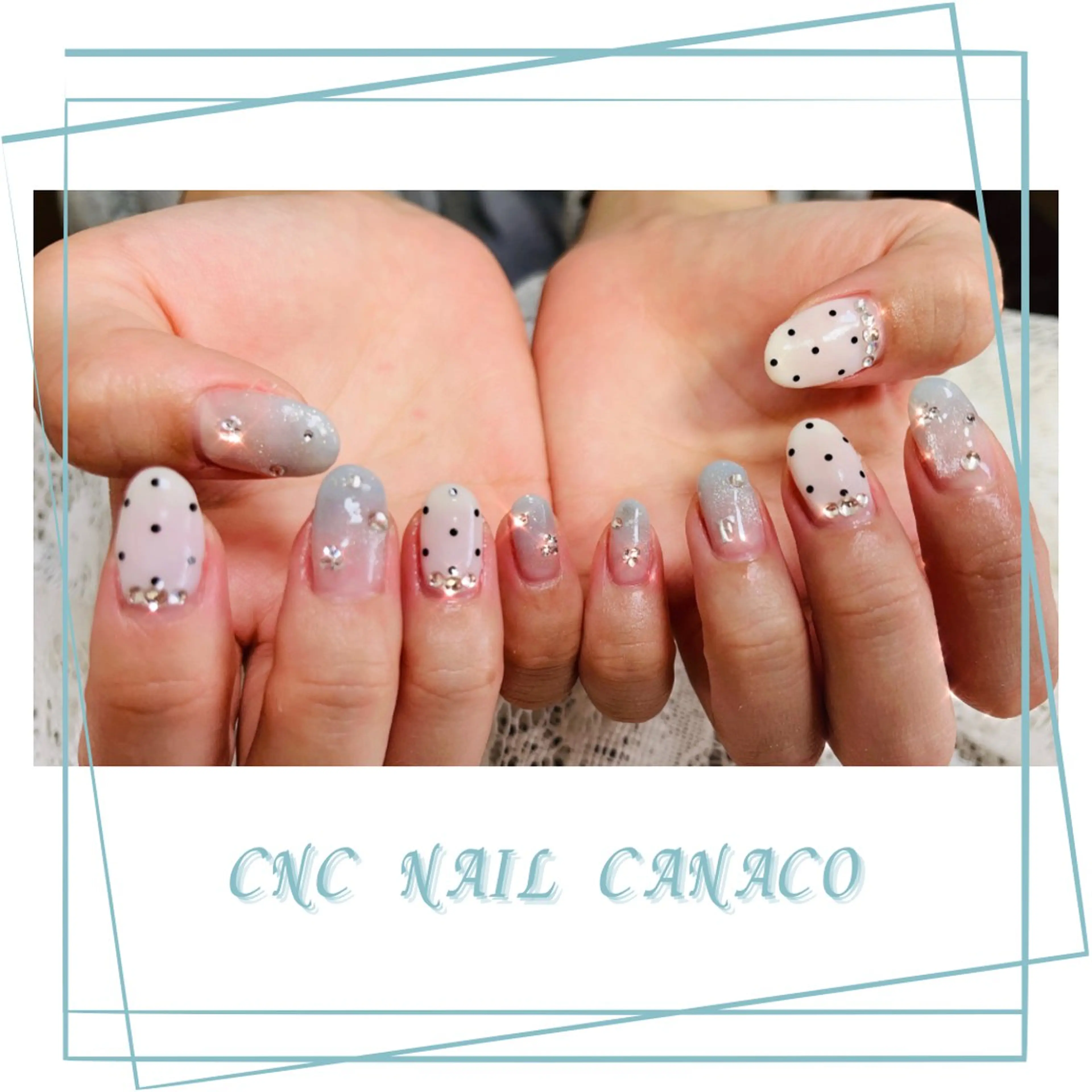 ネイル アートネイル ドット マグネットネイル 持ち込み オフィスネイル ハンドネイル ハンドケア ベテランネイル cnc  nailのネイルデザイン