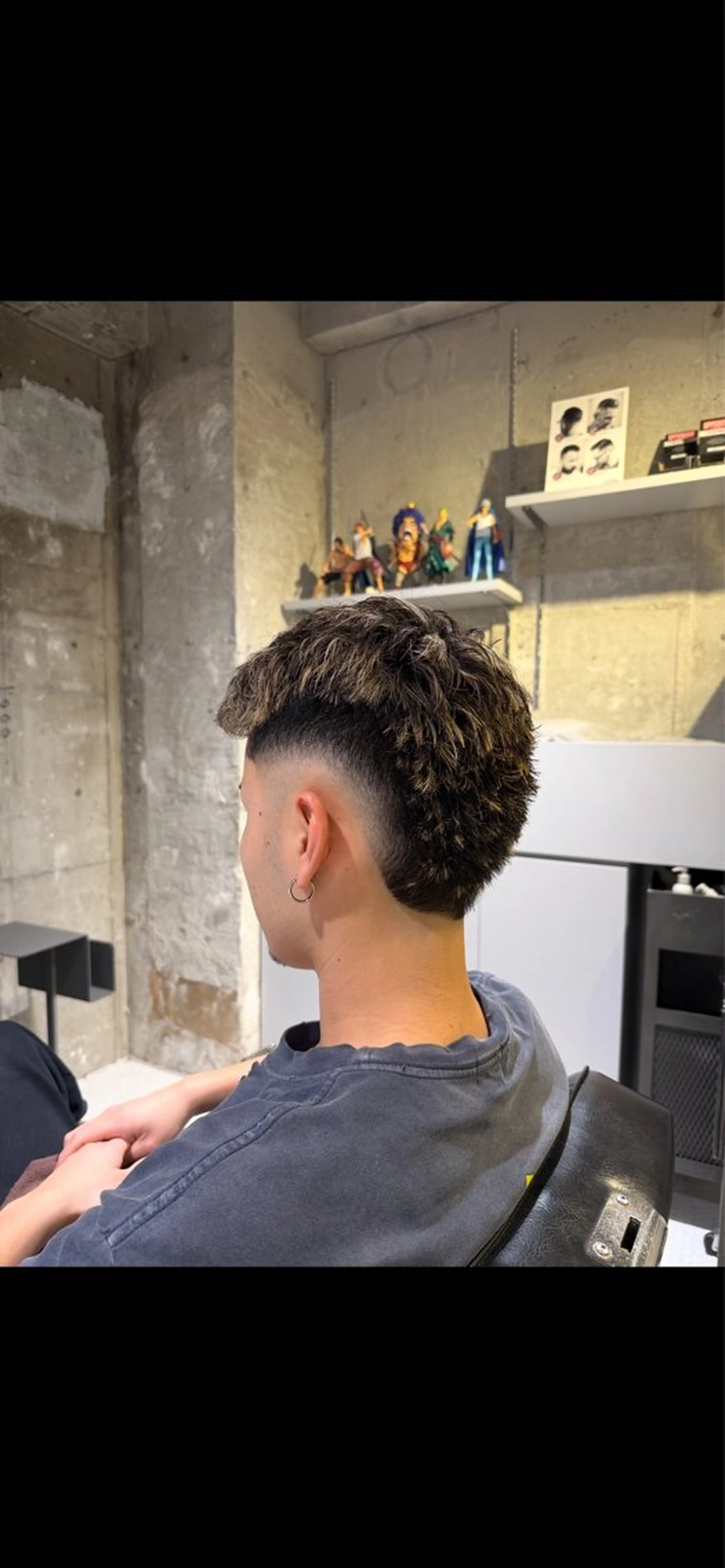 ショート メンズ フェードカット 池田 丈也のヘアスタイル