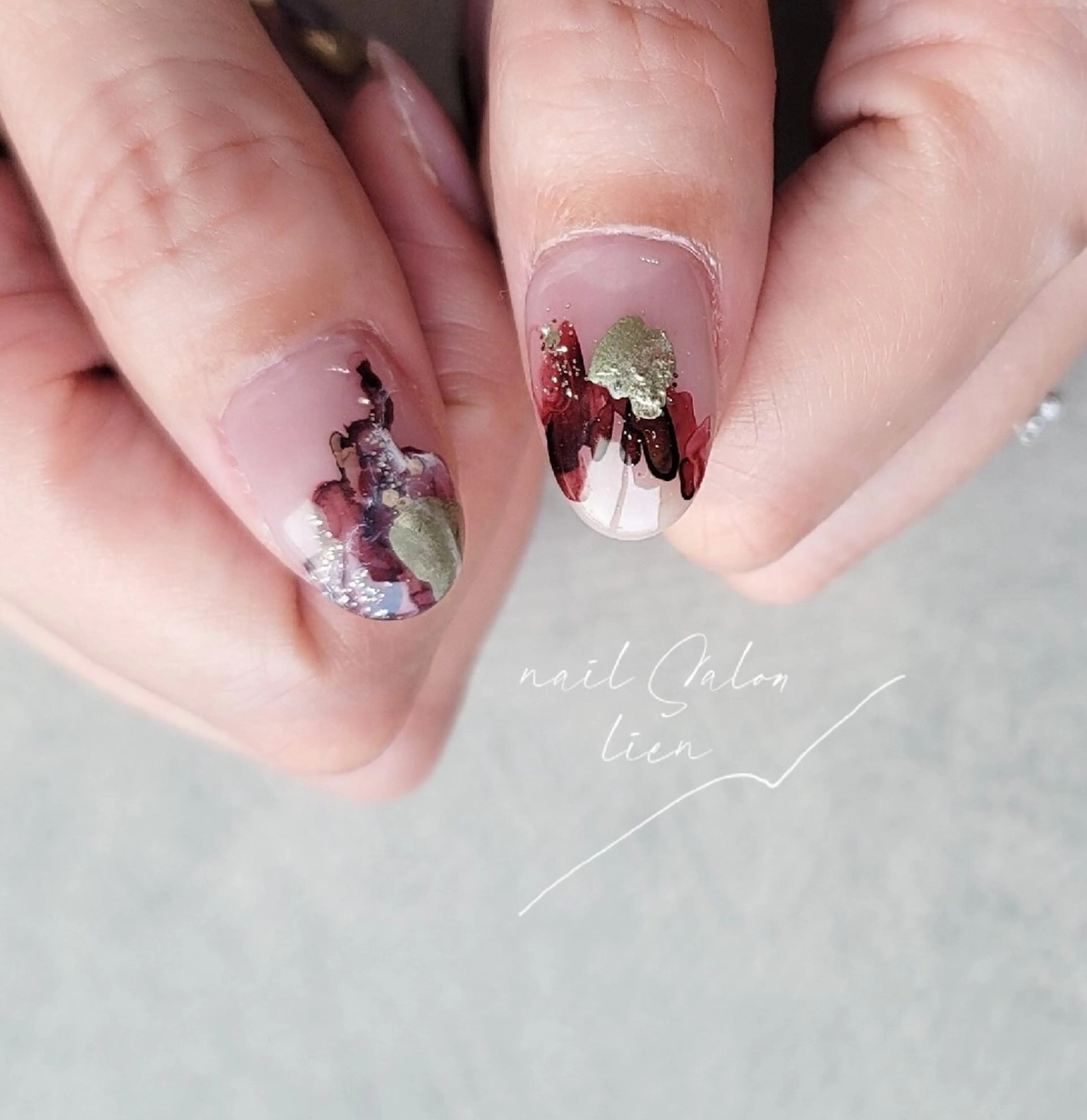 ネイル ハンドネイル プライベートサロン lienのネイルデザイン