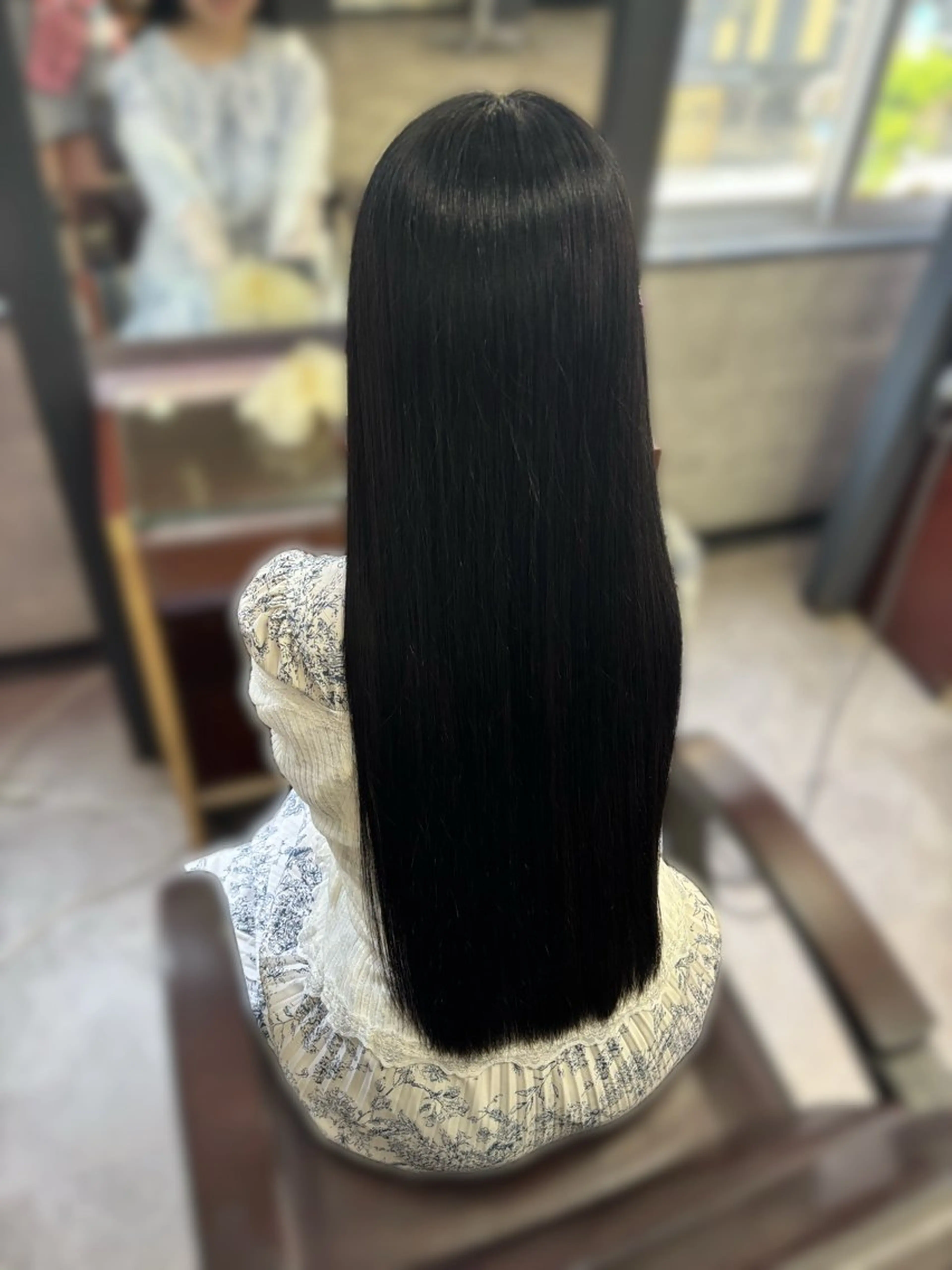 ロング カラー 黒髪 ヘアカラー OZ 梅田店／ ユウリのヘアスタイル