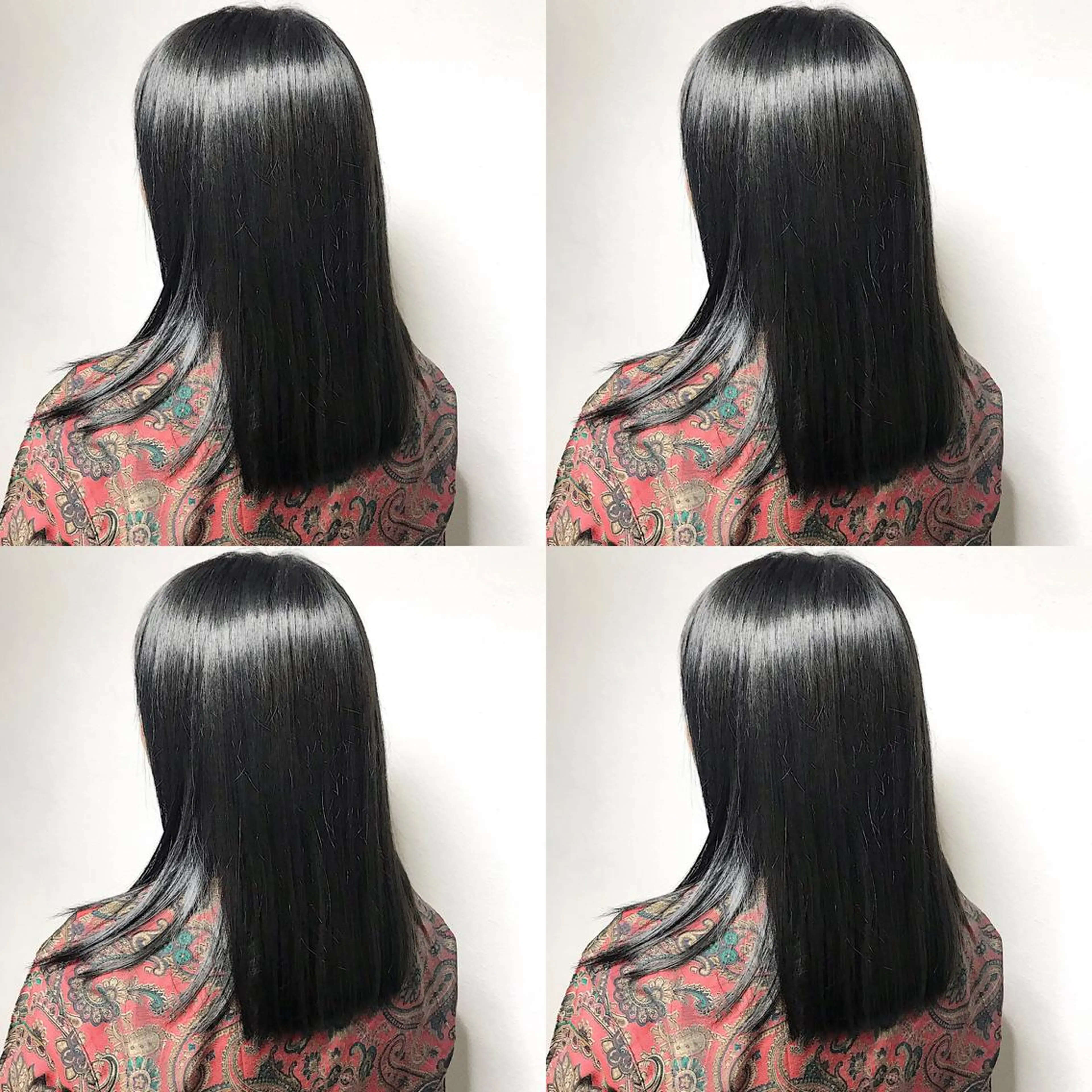 セミロング カラー ヘアアレンジ カット 縮毛矯正 トリートメント TAKUMAブリーチ /切りっぱなし🪽のヘアスタイル