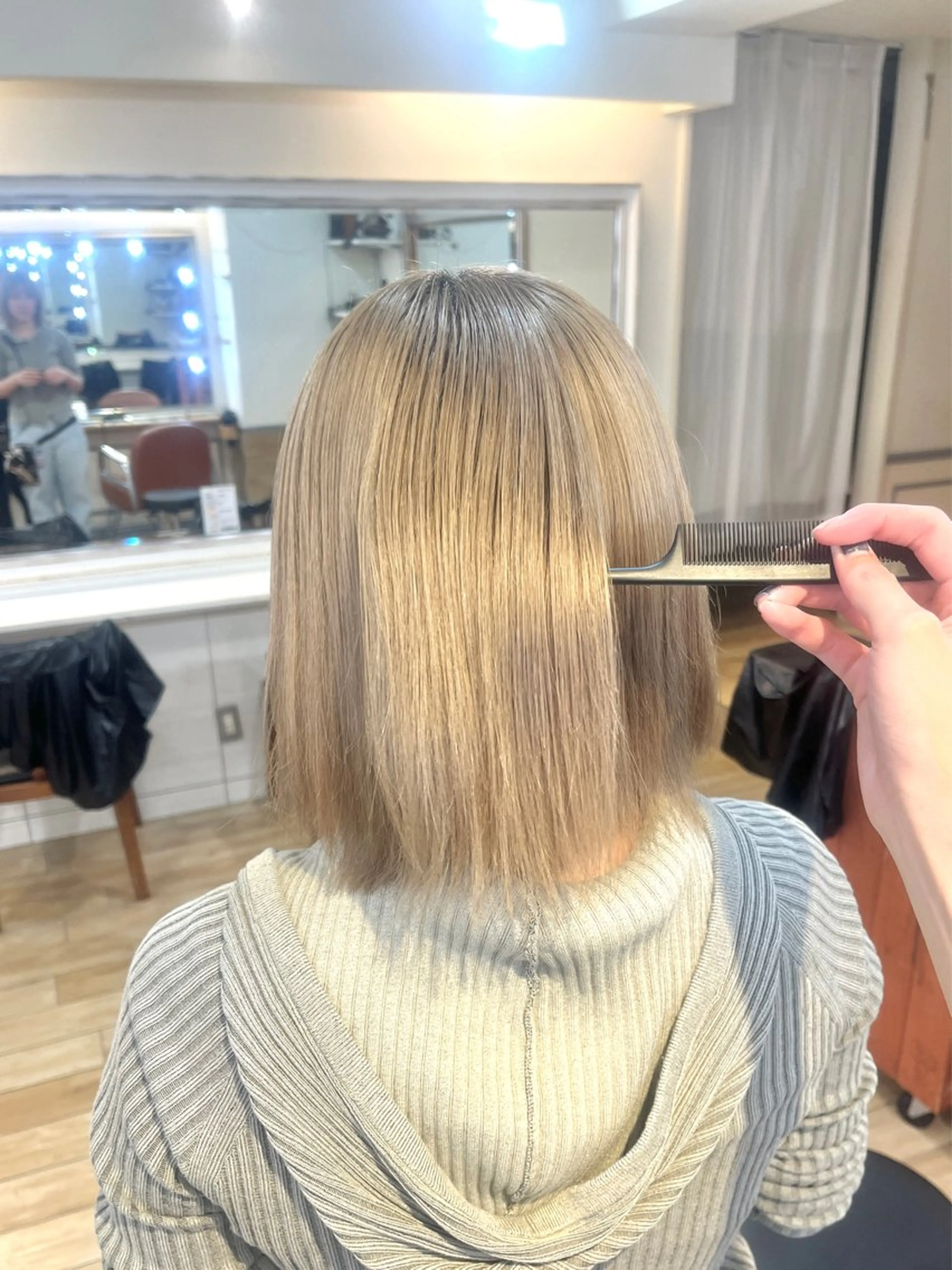 ミディアム カラー ベージュカラー メンズパーマ/ 横浜/佐藤桃香 🦥のヘアスタイル