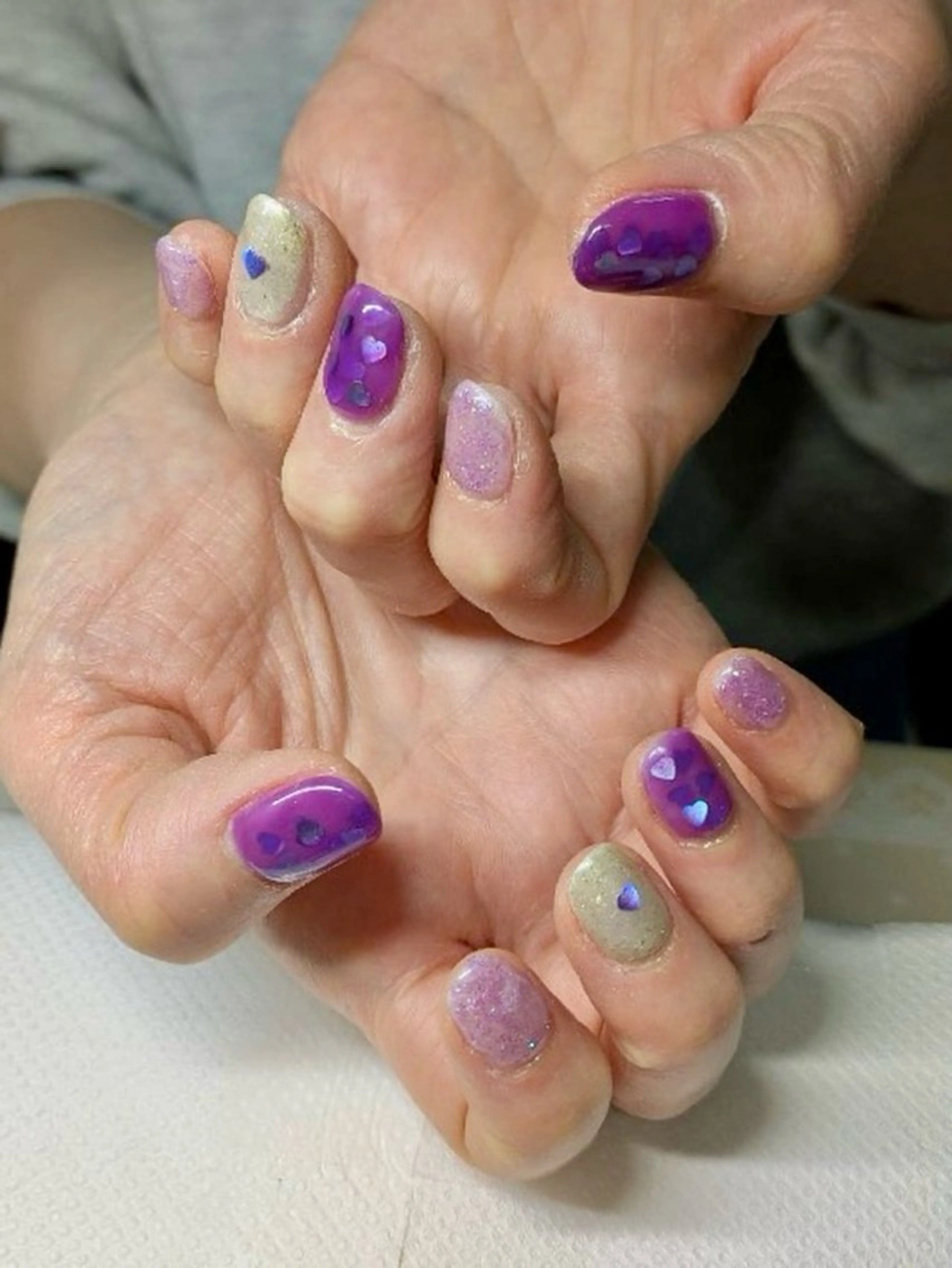 ネイル ハート 新宿ネイルサロン ジェミディローサ所属・新宿ネイルサロン ジェミディローサのネイルデザイン