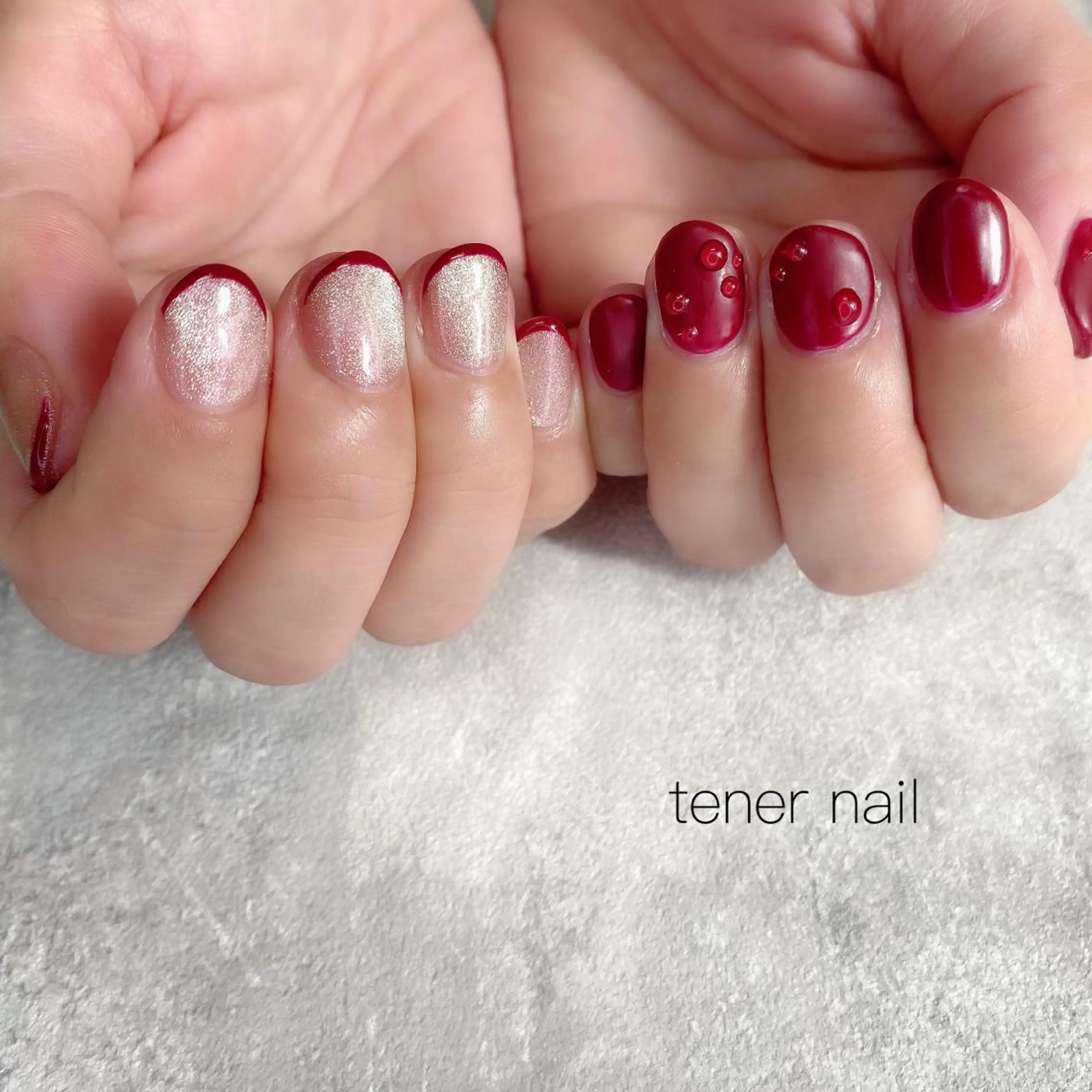 ネイル フレンチネイル マットネイル テネルネイル tener nailのネイルデザイン