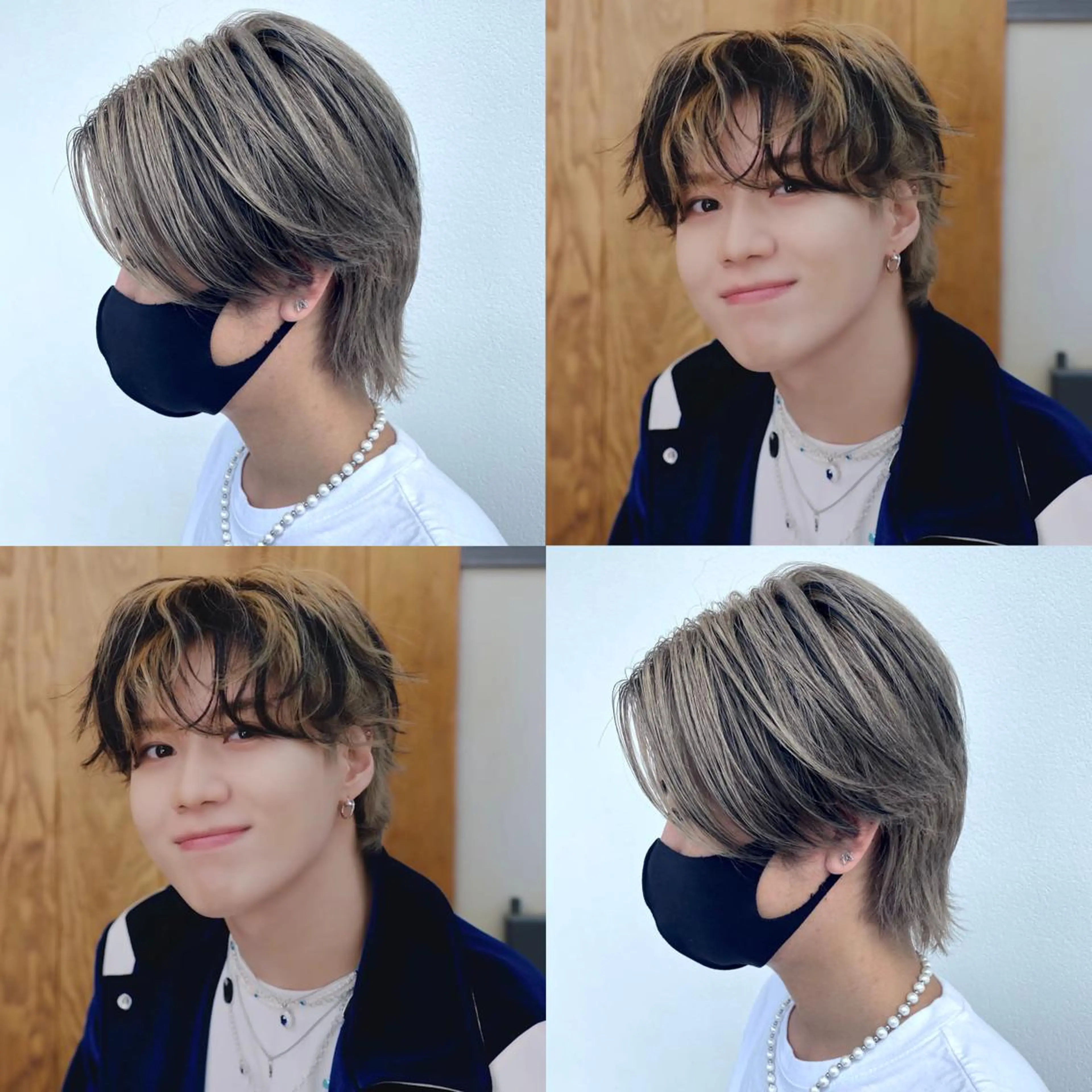 ショート カラー バレイヤージュ ブリーチ ケアブリーチ ダブルカラー イヤリングカラー ヘアカラー 韓国ヘア特化 💟 ララア 💟のヘアスタイル