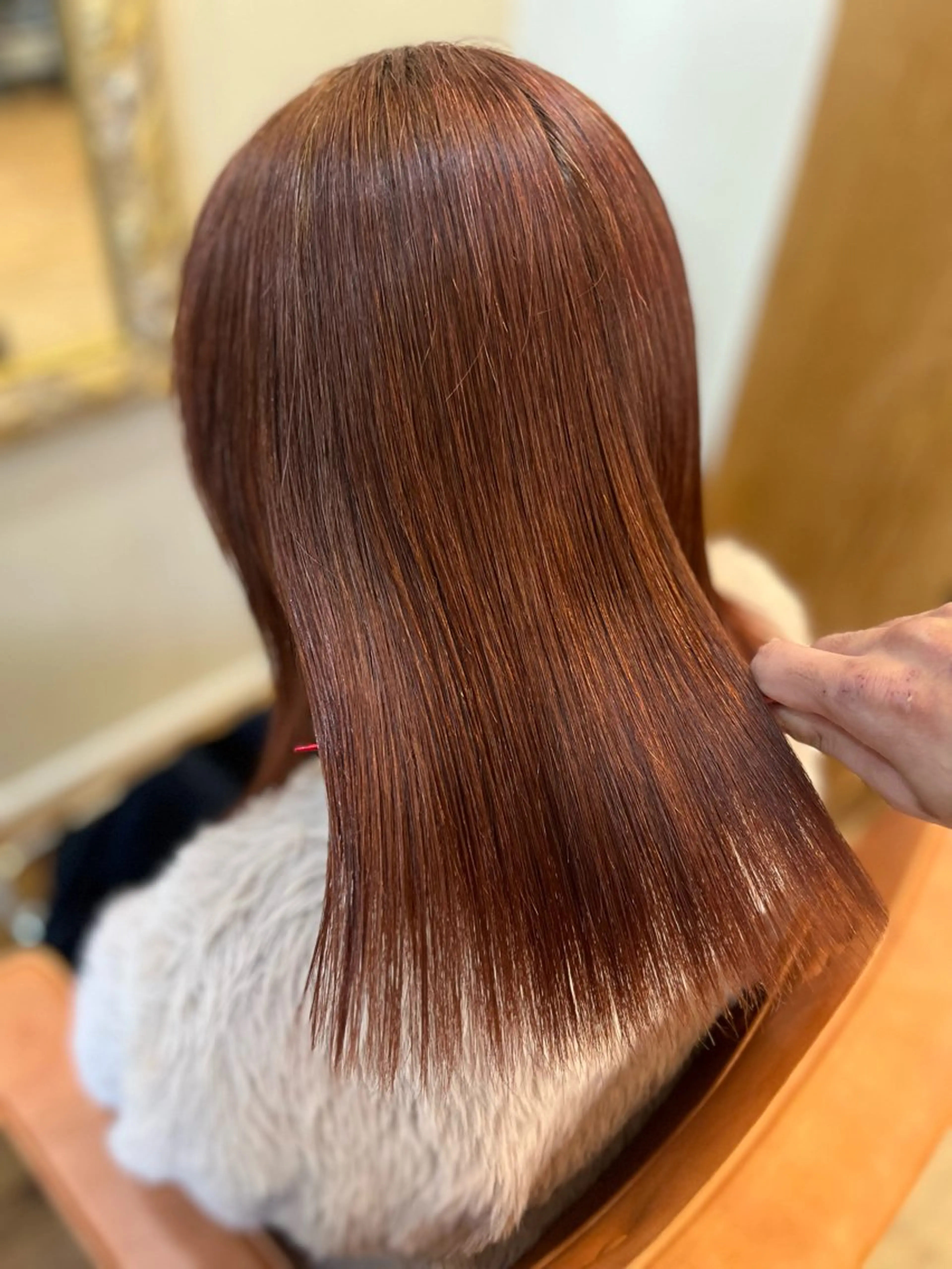 ミディアム ⚪️髪質改善 縮毛 店長 コウ⚪️のヘアスタイル