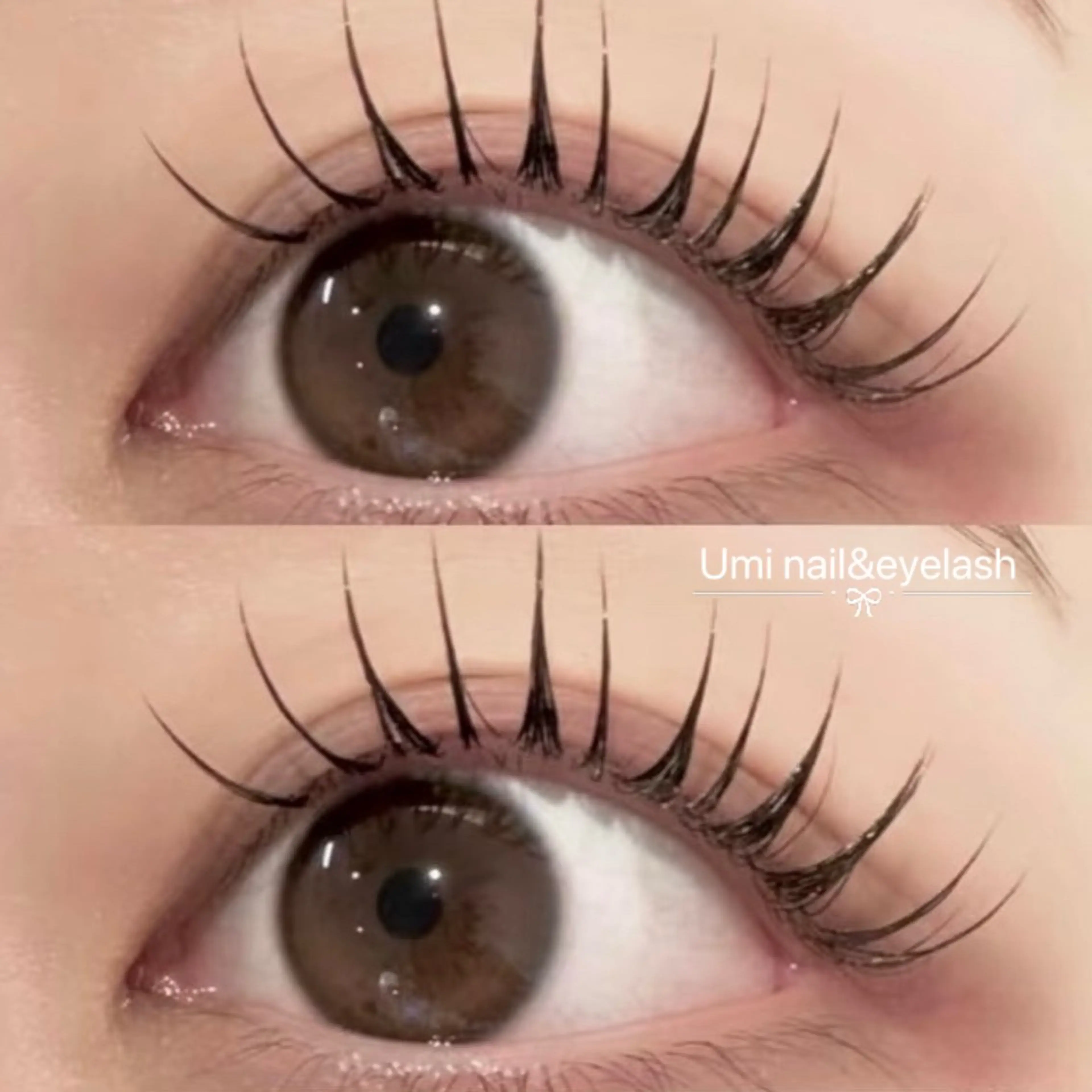 マツエク・マツパ 韓国風マツエク まつげパーマ ワンホンマツエク Umi nail& eyelash ゆみのネイルデザイン