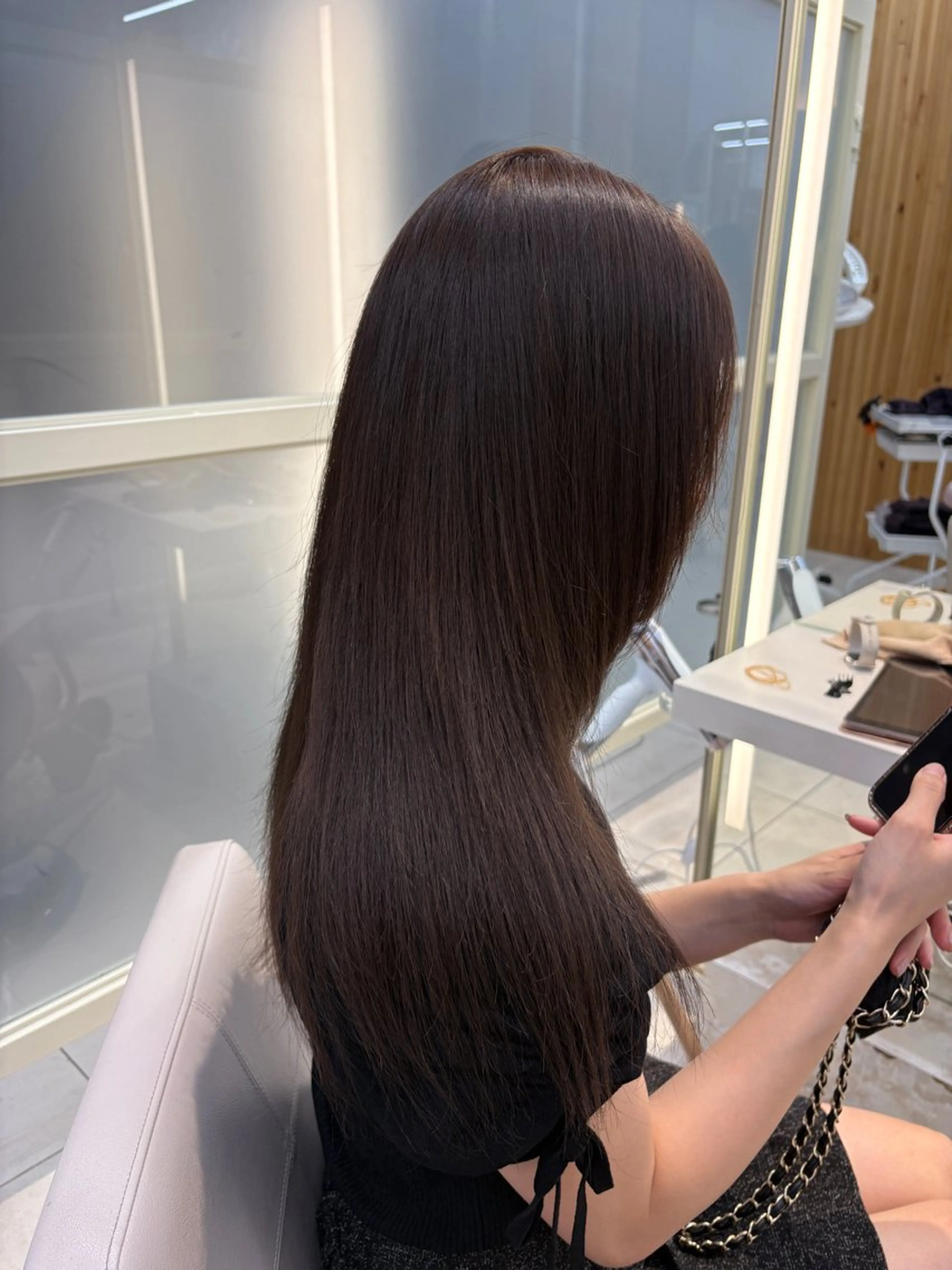 ロング カラー ヘアカラー トリートメント Hina🫧透明感 /上品/モテ🫧のヘアスタイル