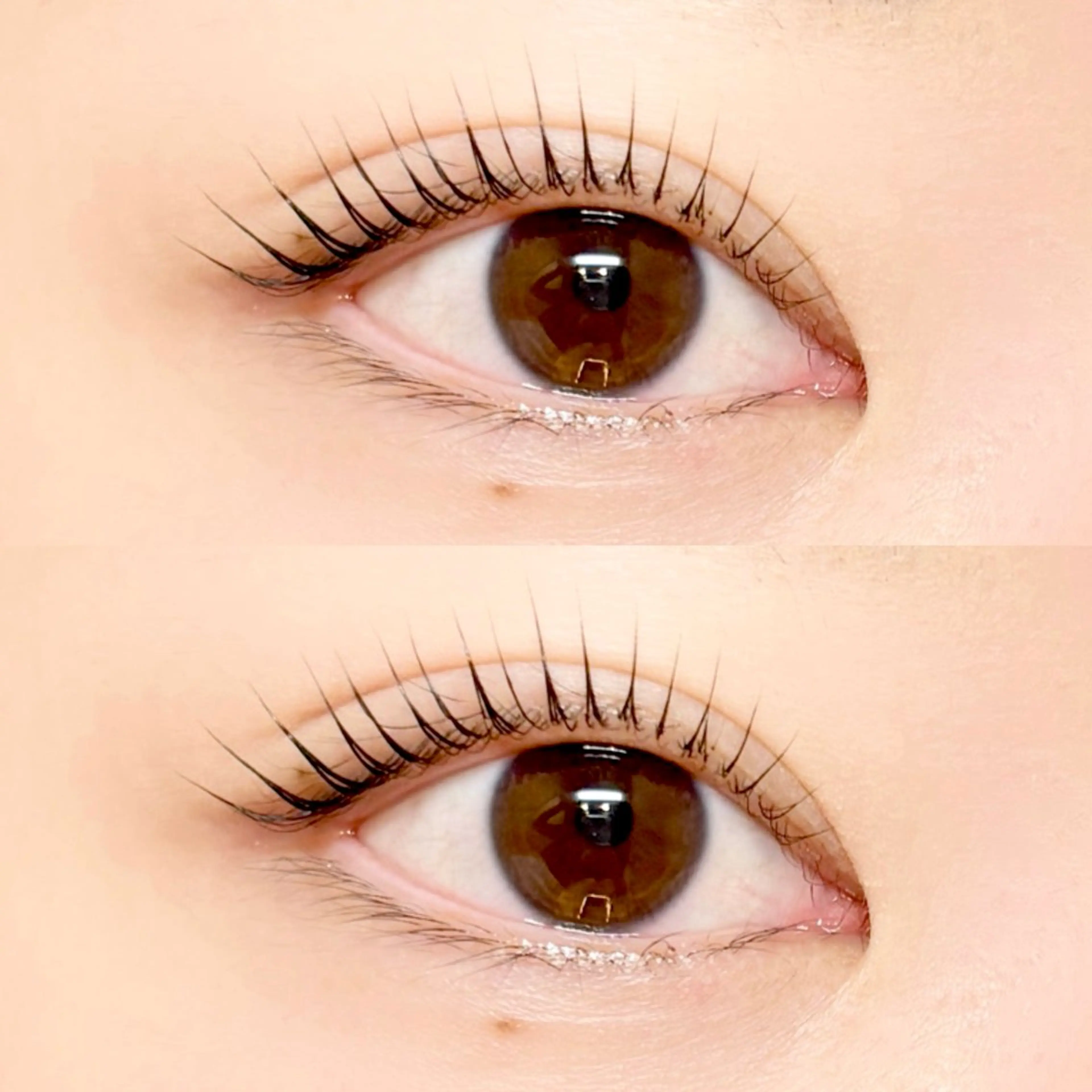 マツエク・マツパ ナチュラル パリジェンヌラッシュリフト まつげパーマ 一重×まつ毛パーマ 表参道eyelist KONOMIのマツエク・マツパデザイン