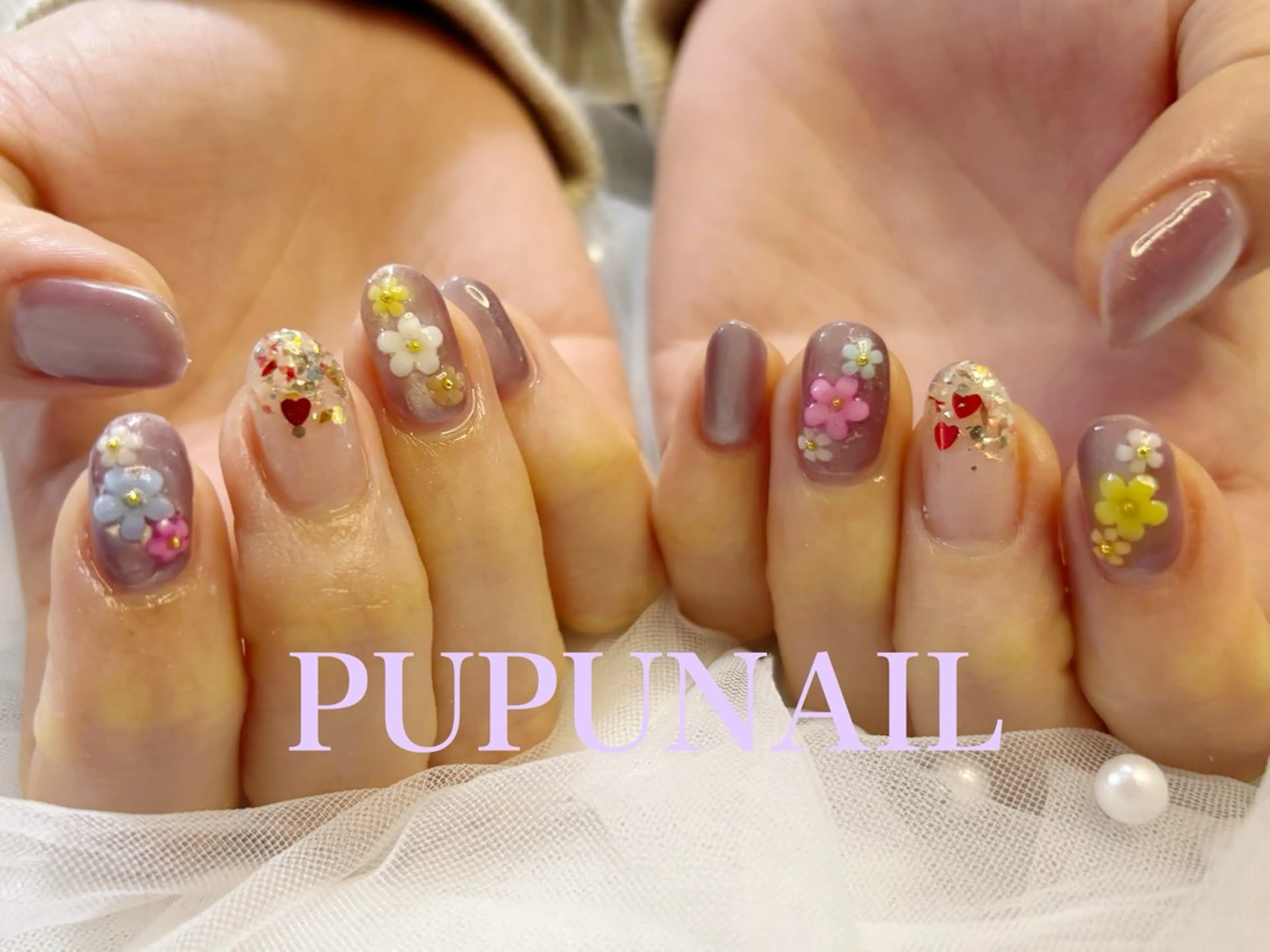 ミディアム ハンドネイル Re:Nail Formula所属・kido chieのネイルデザイン