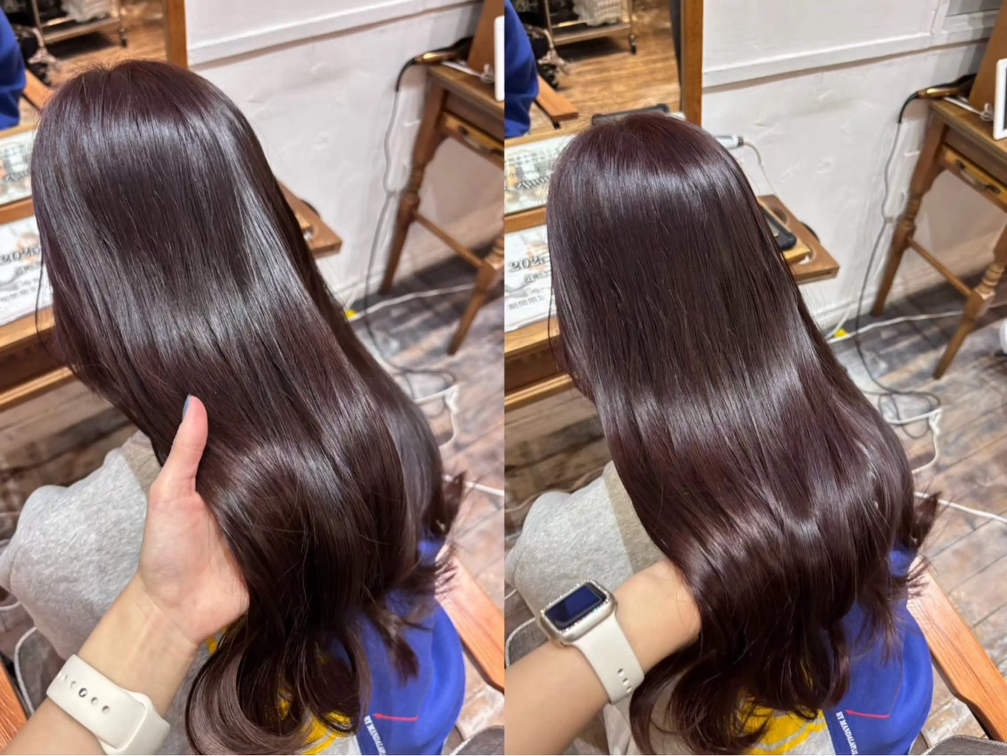 ロング カラー 植野 さくらのヘアスタイル