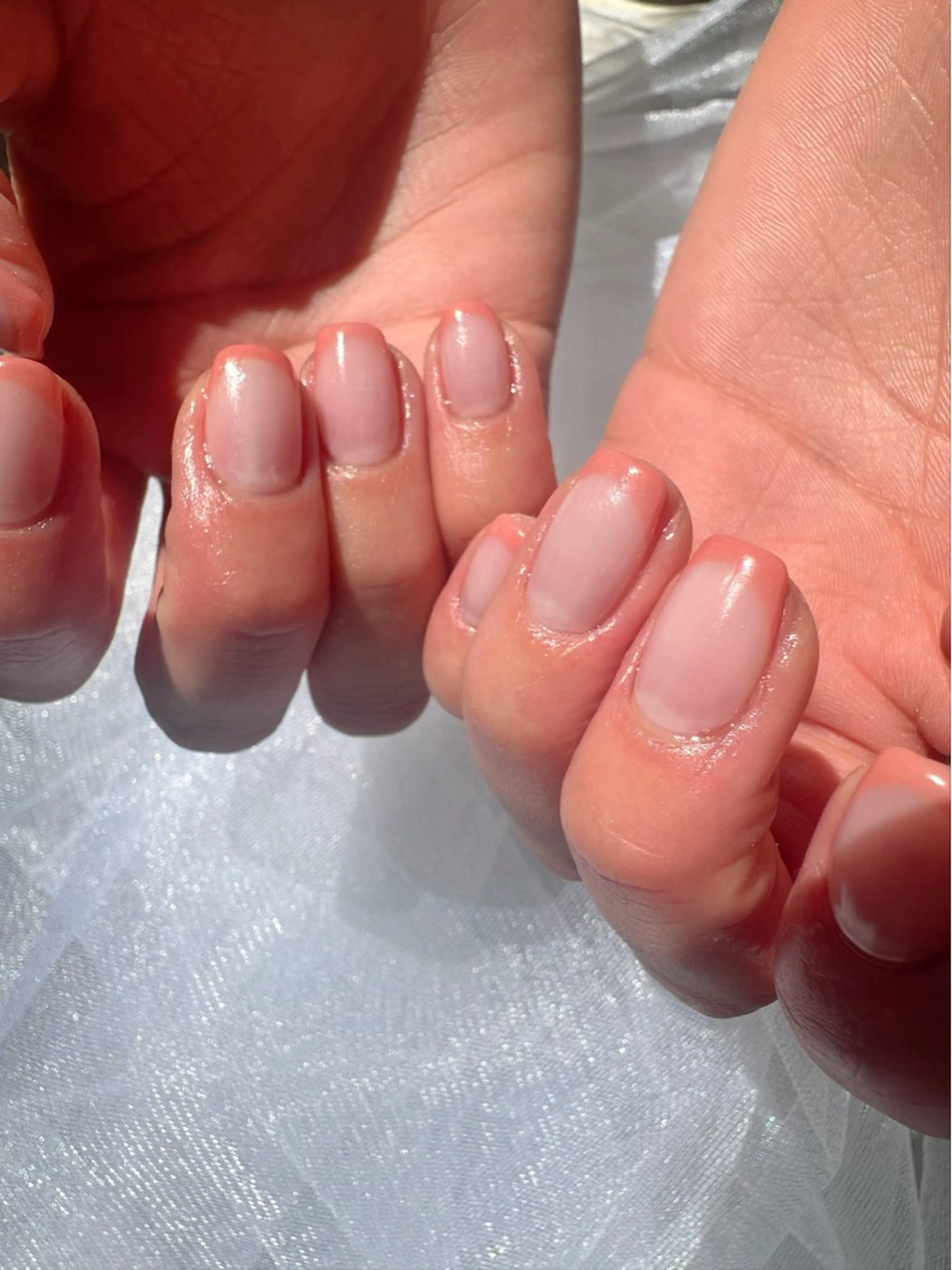 ネイル クリアネイル フレンチネイル 氷ネイル・うるうるネイル 韓国ネイル ニュアンスネイル 🪞KAPE NAIL 🪞のネイルデザイン