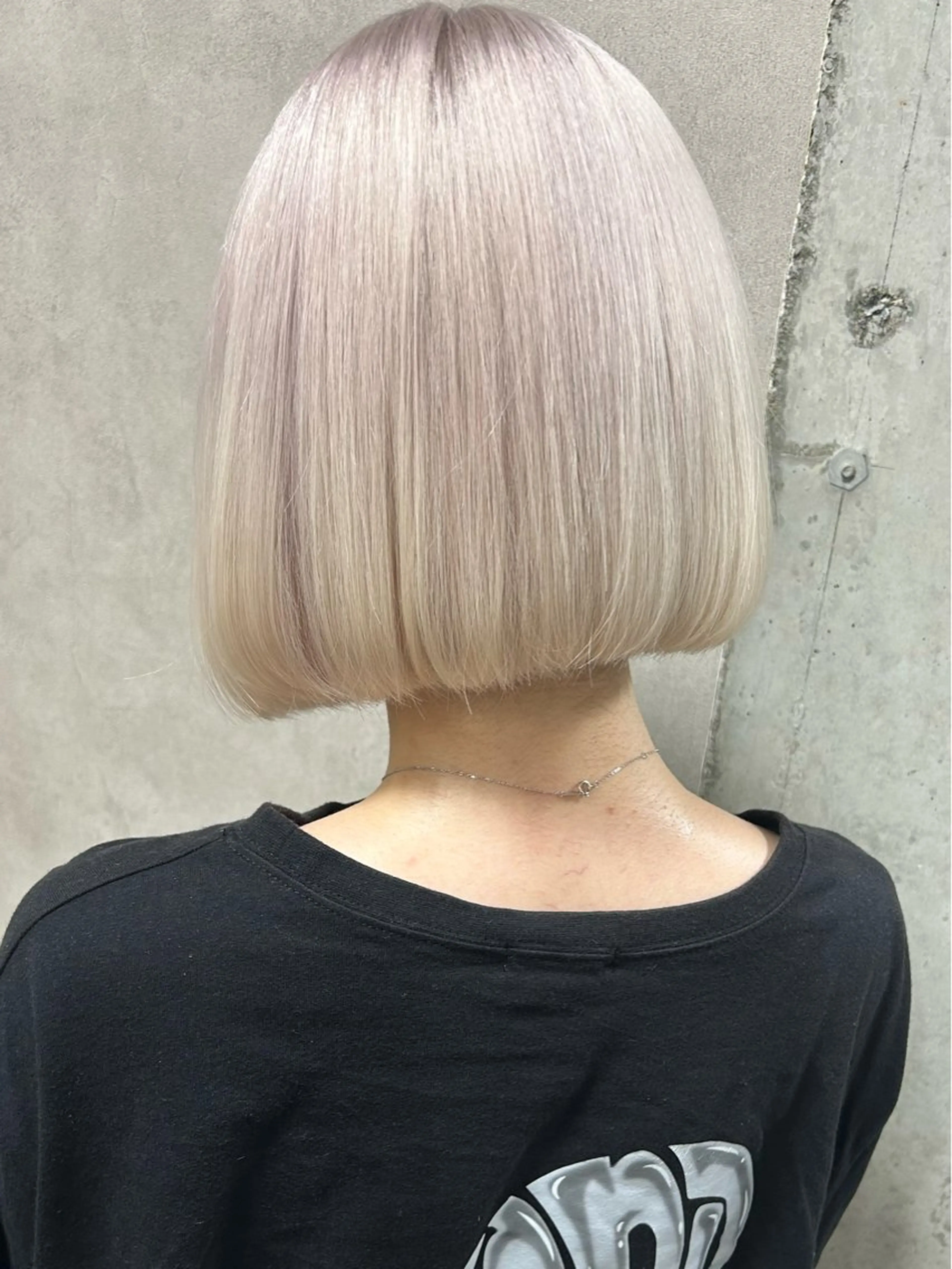 ショート カラー ブリーチ LUNON/田河優花 /デザインカラーのヘアスタイル