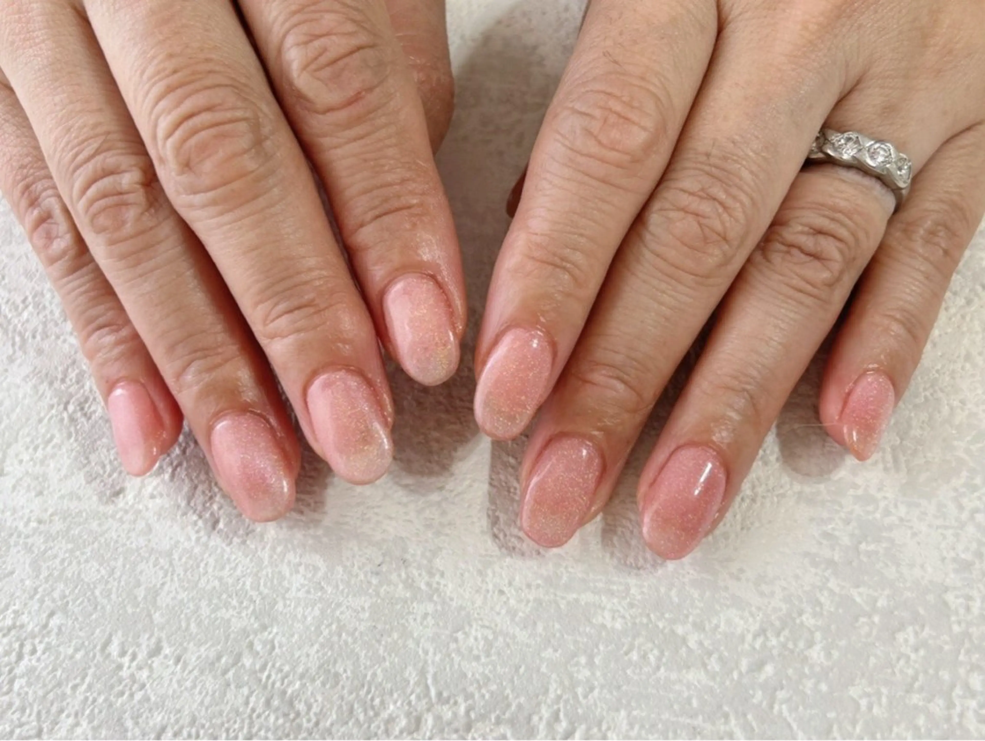 ネイル オーロラネイル フットネイル フレンチネイル ジェルネイル 韓国ネイル kikinail 溝の口のネイルデザイン