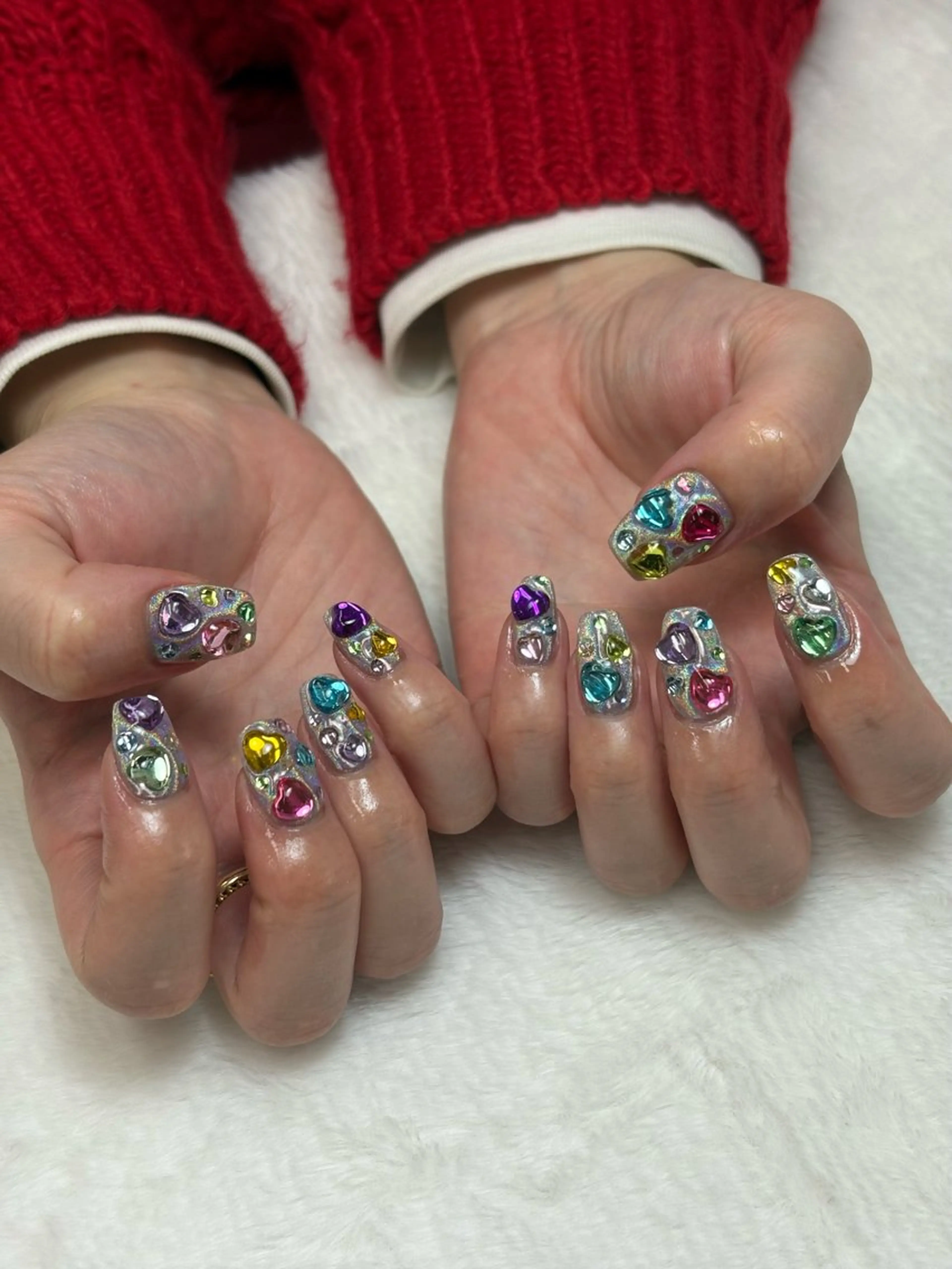 ネイル ハンドネイル FlyingSeep 🐑kaho💟🌈のネイルデザイン